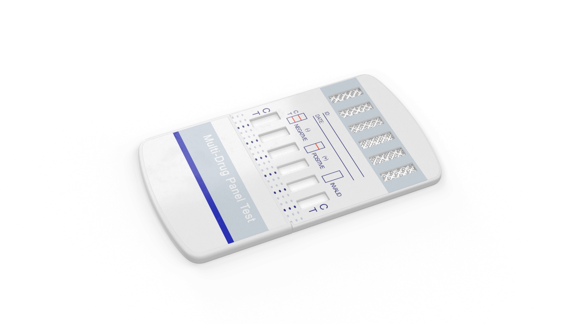 Multi-Drug Testing Kit Closed 3D model