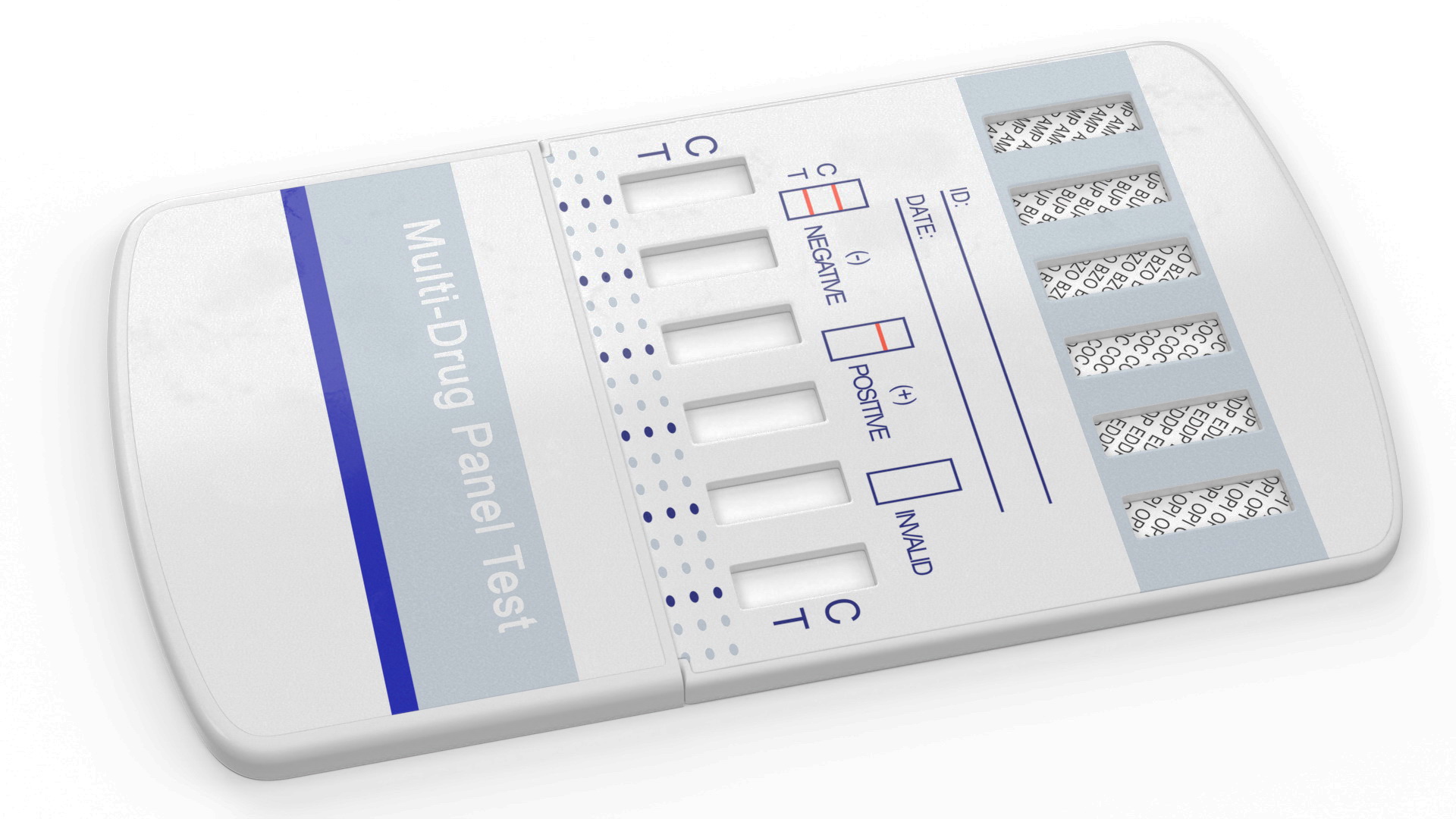 Multi-Drug Testing Kit Closed 3D model