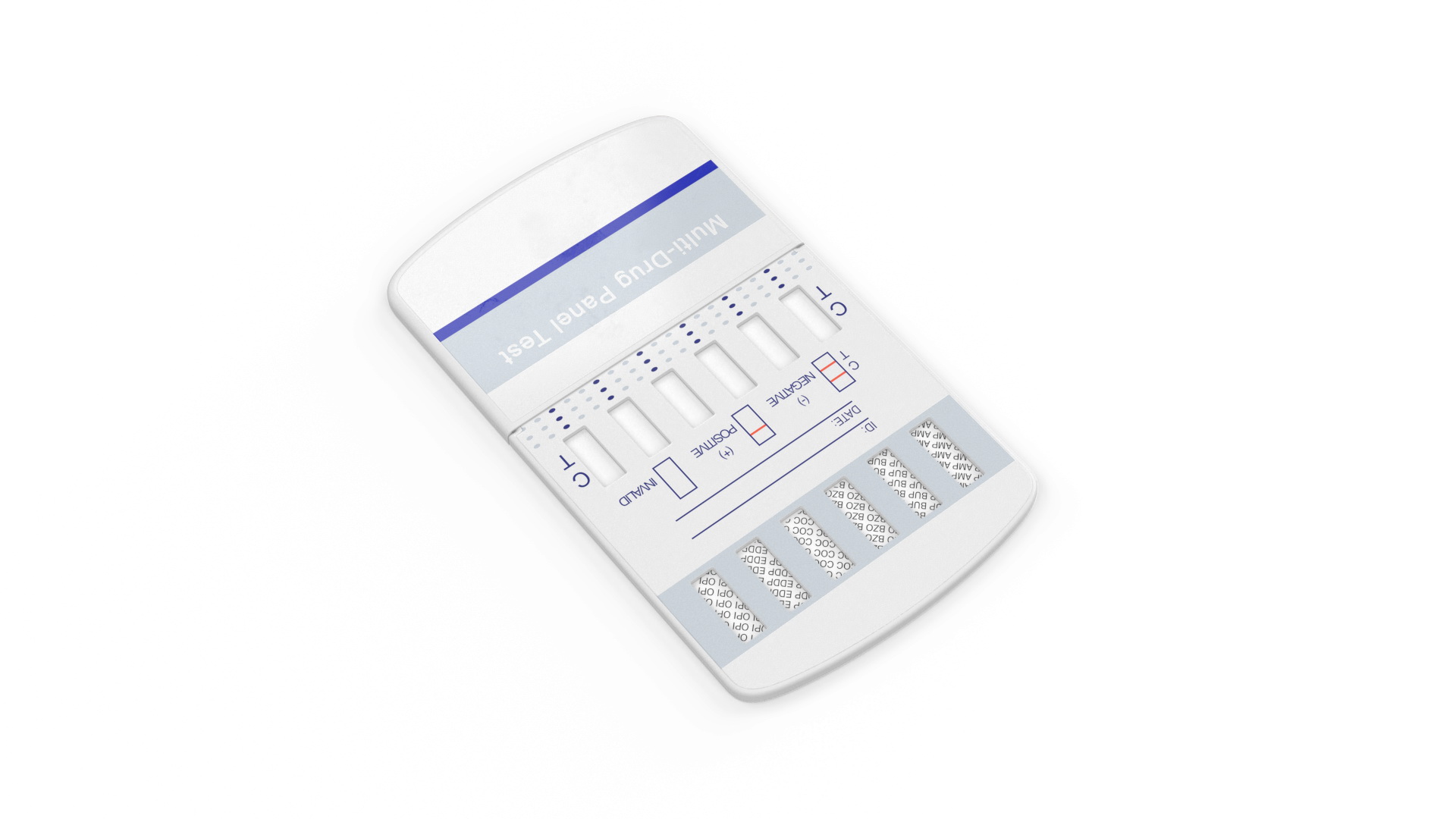 Multi-Drug Testing Kit Closed 3D model