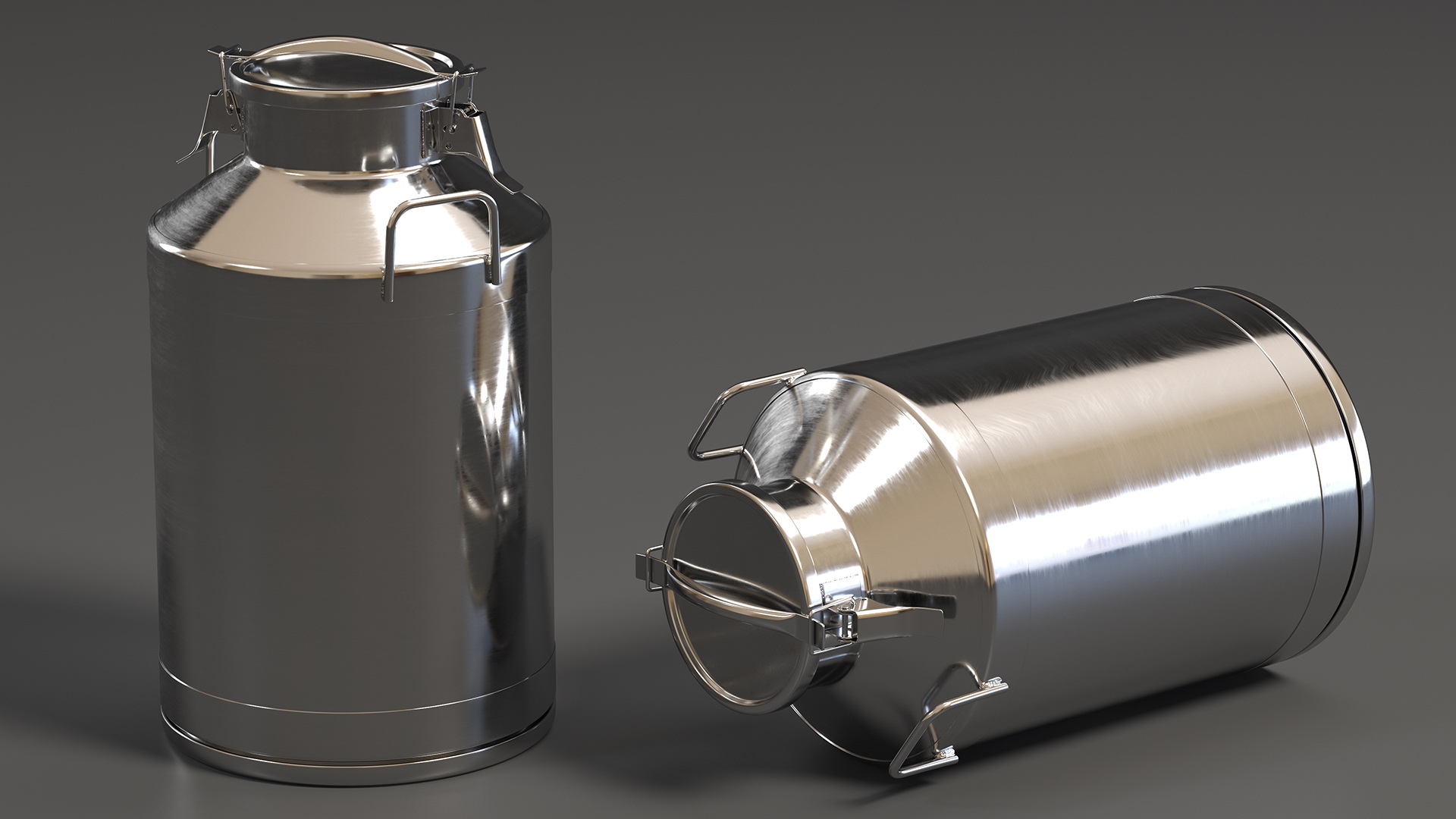 3D Milk Bucket Stainless Steel 40 Liter