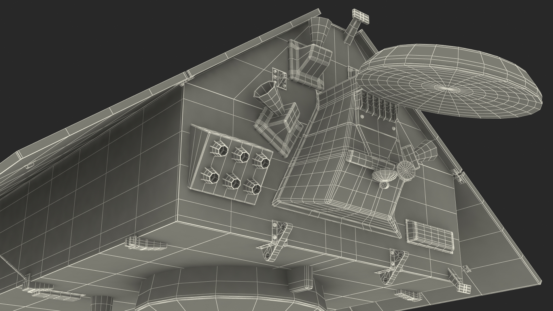 3D model Sentinel 6 Satellite