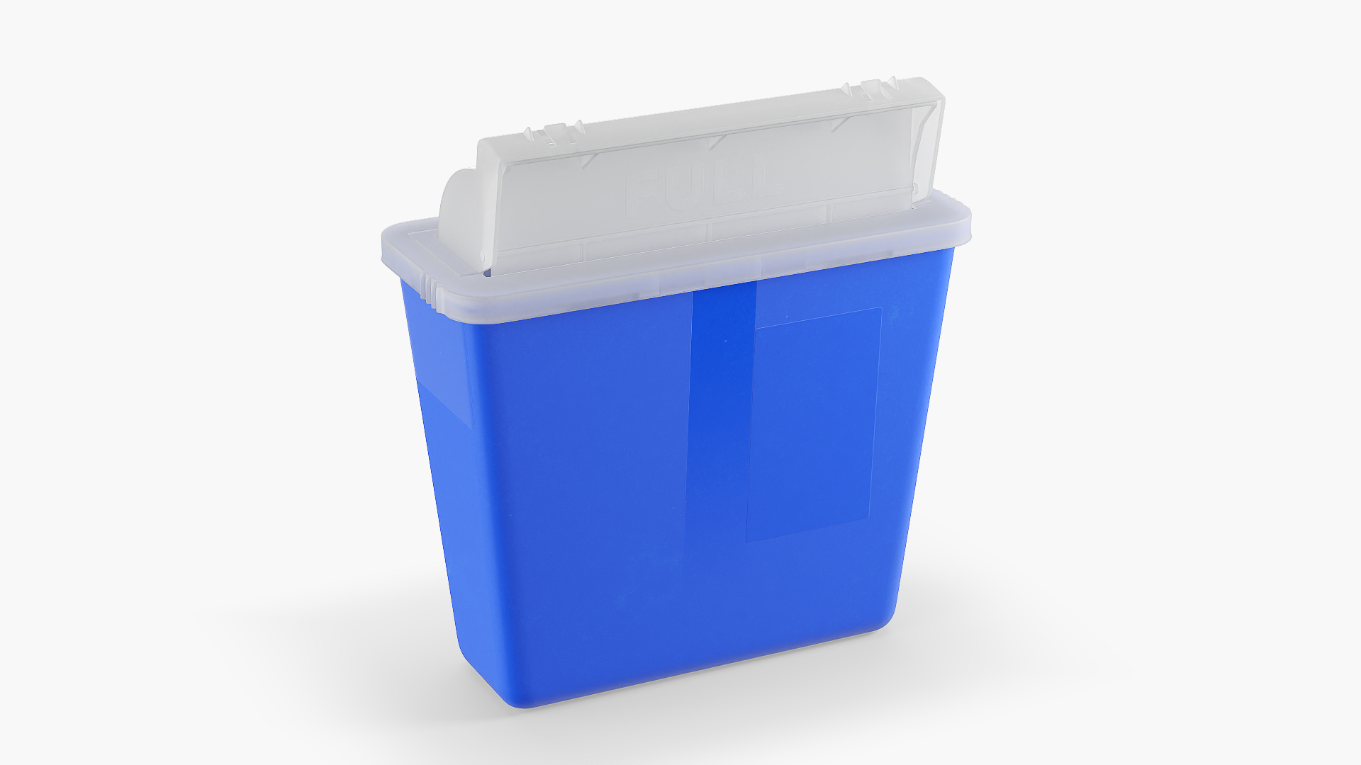 Small Plastic Waste Container 3D model