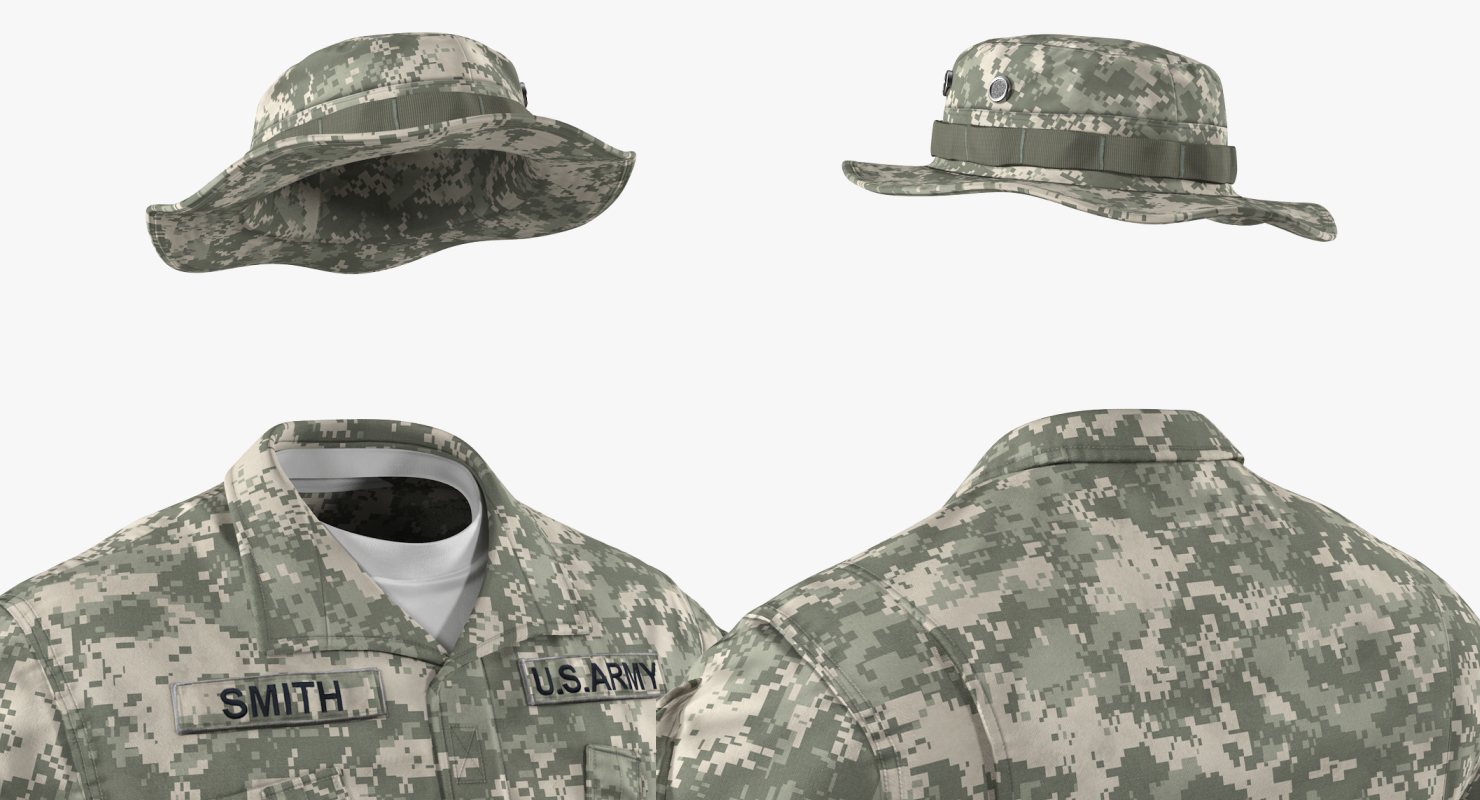 US Army Combat Uniform 3D