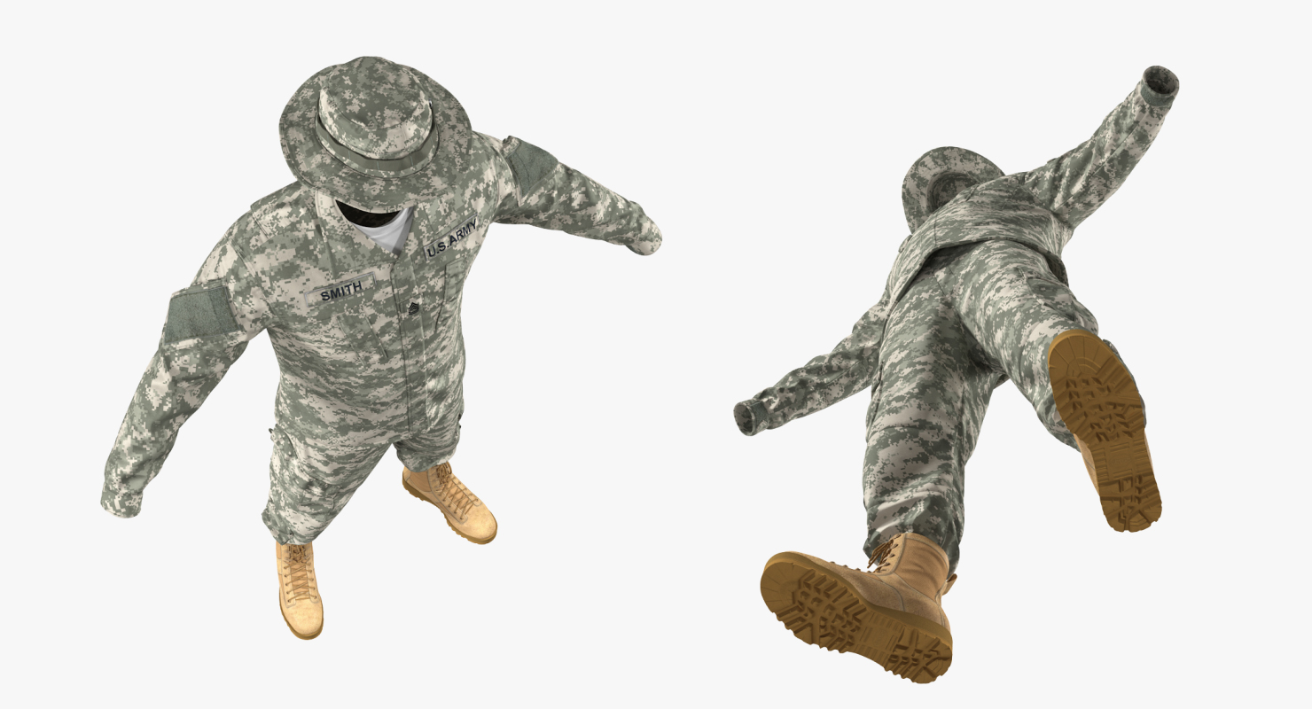 US Army Combat Uniform 3D