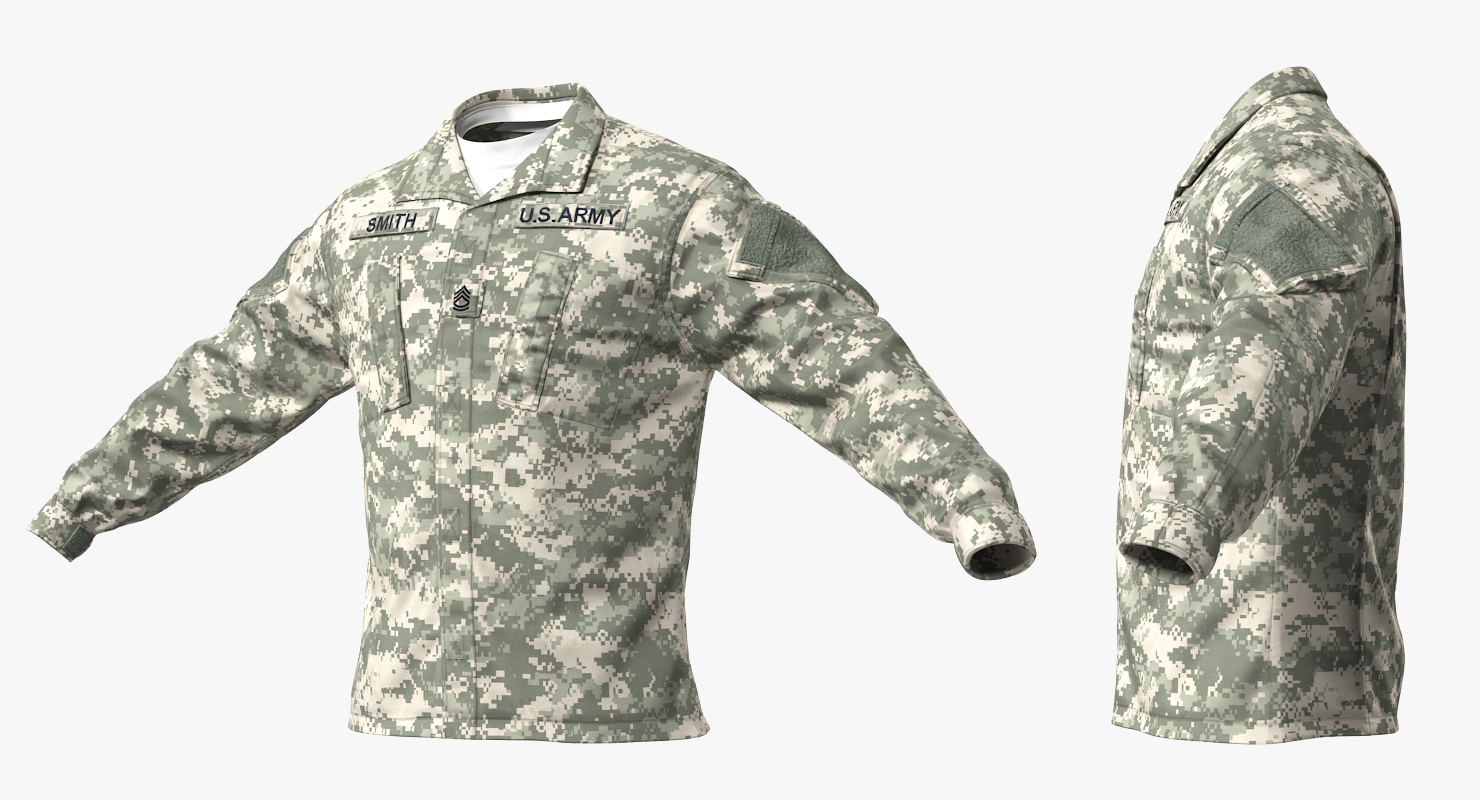 US Army Combat Uniform 3D