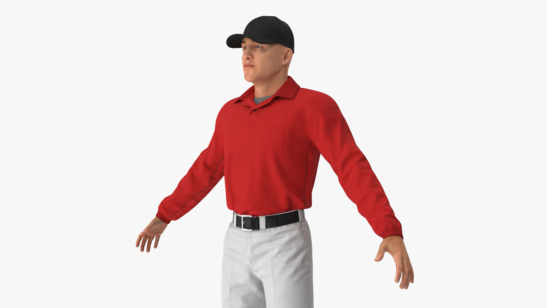 3D Young Man in Casual Clothes Rigged for Cinema 4D model