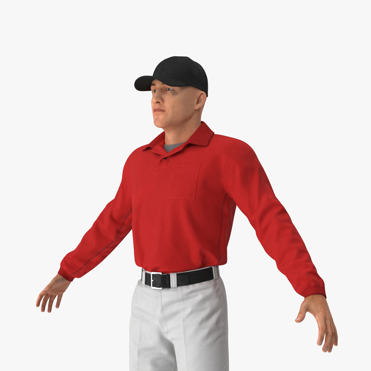 3D Young Man in Casual Clothes Rigged for Cinema 4D model