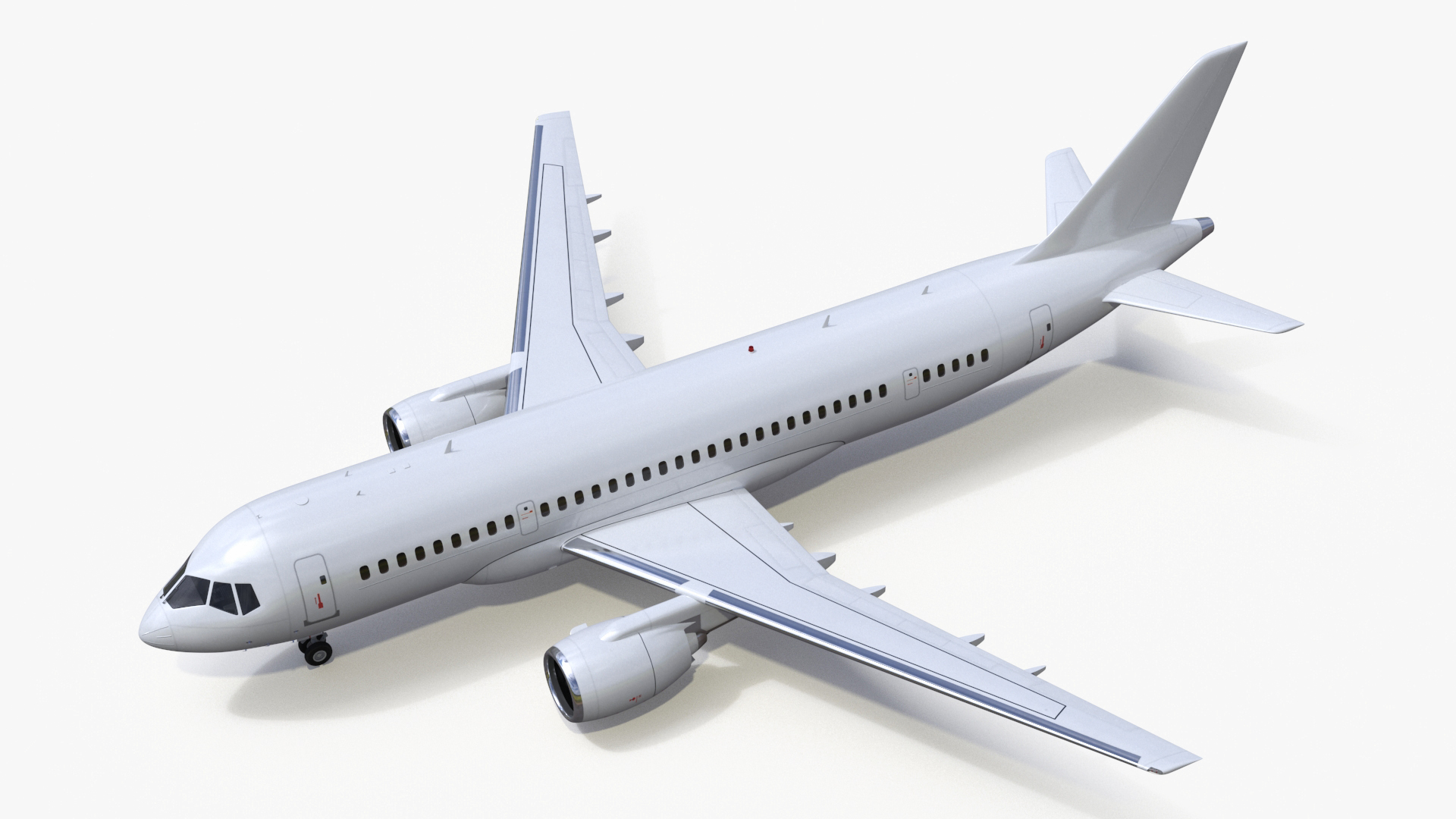 3D Narrow Body Airliner Rigged for Cinema 4D