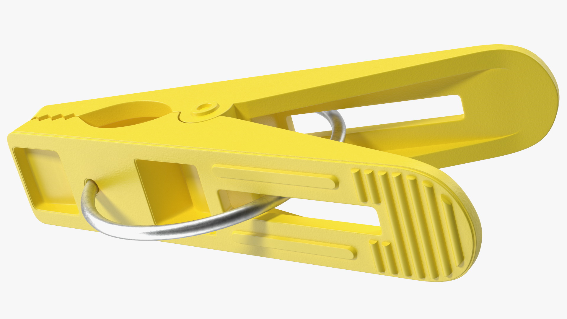 3D model Plastic Clothespin Yellow