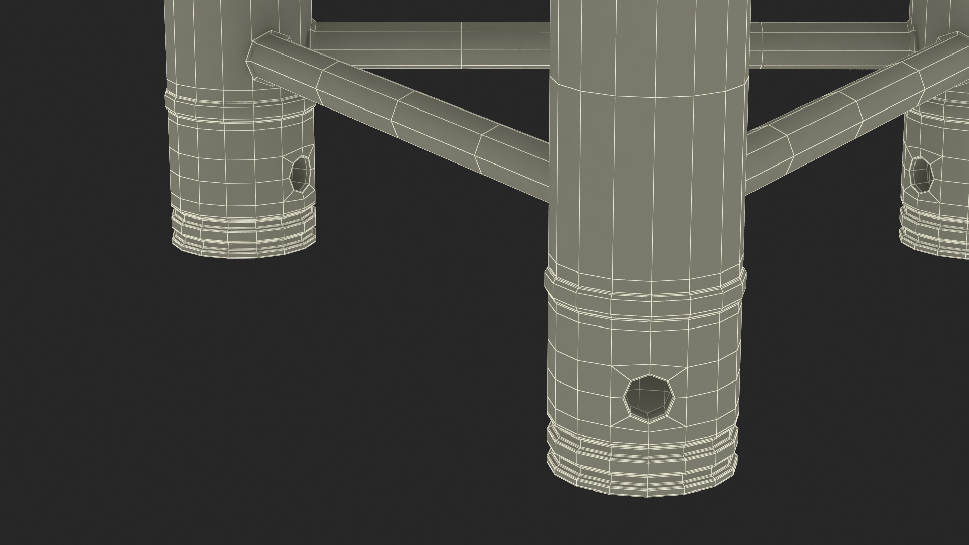 Construction Triangular Truss Modular 3D