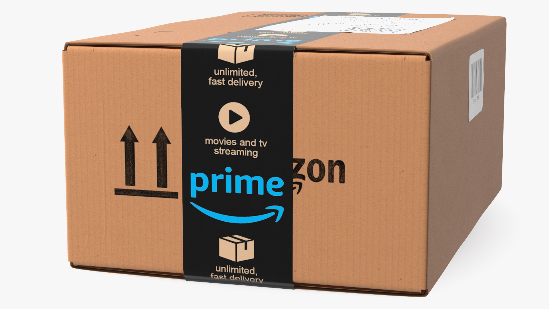 Amazon Parcels Box 30x20x14 3D