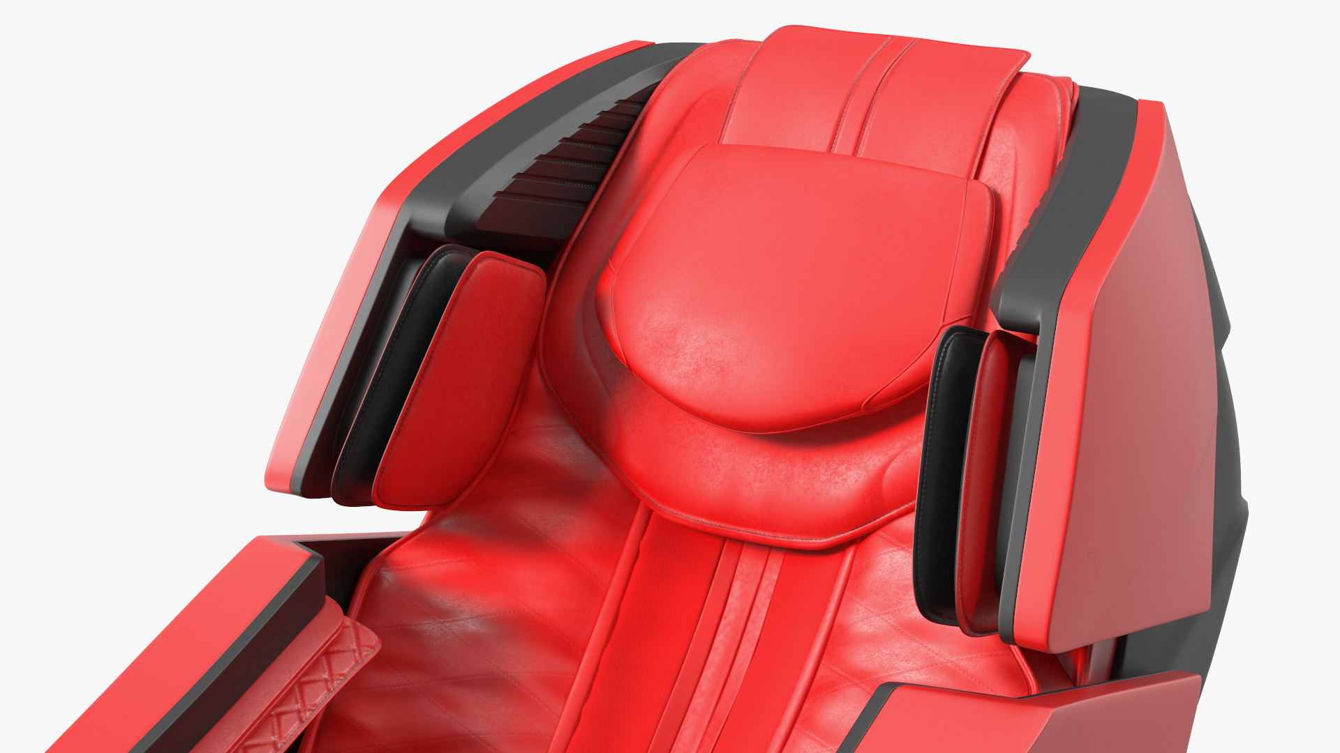 3D Massager Chair Red model