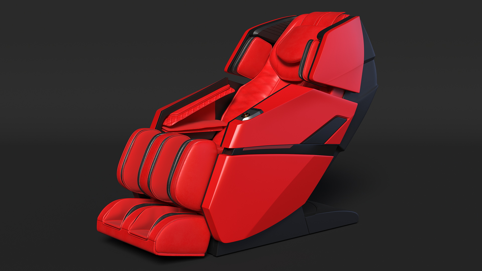 3D Massager Chair Red model