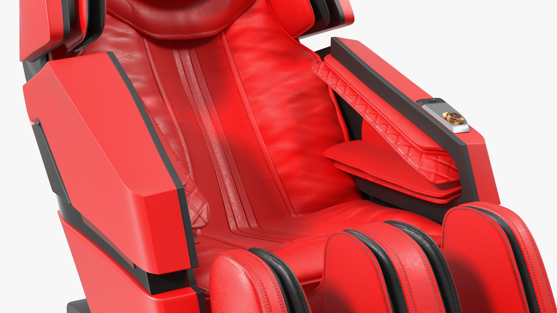 3D Massager Chair Red model