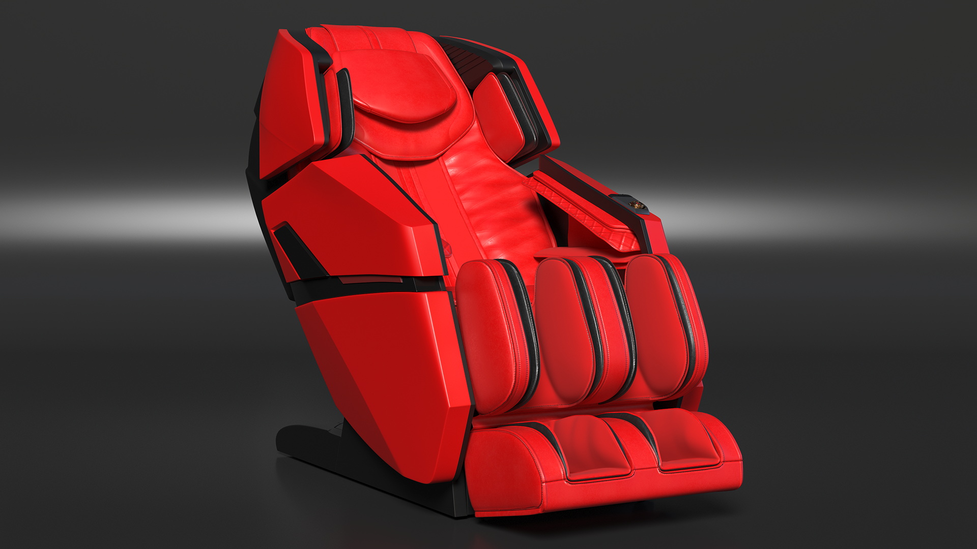 3D Massager Chair Red model