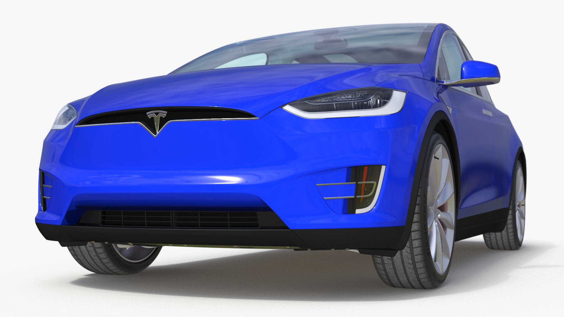 3D Tesla Model X Electric SUV