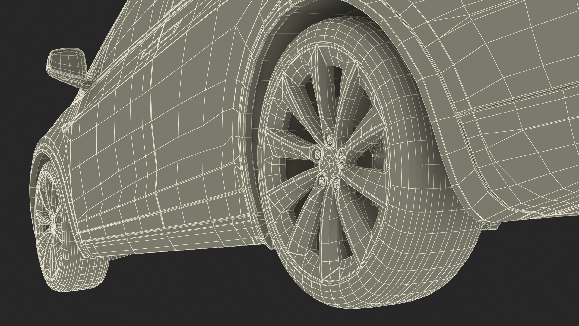 3D Tesla Model X Electric SUV