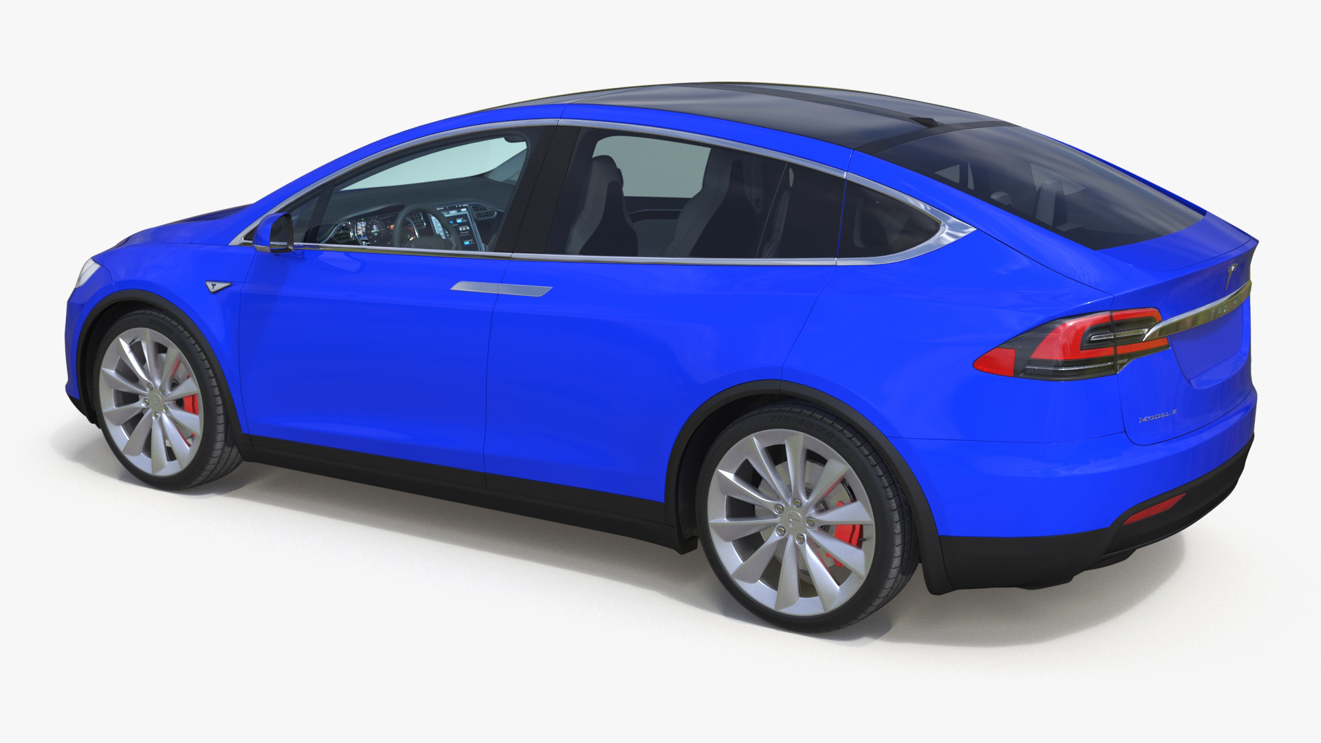 3D Tesla Model X Electric SUV