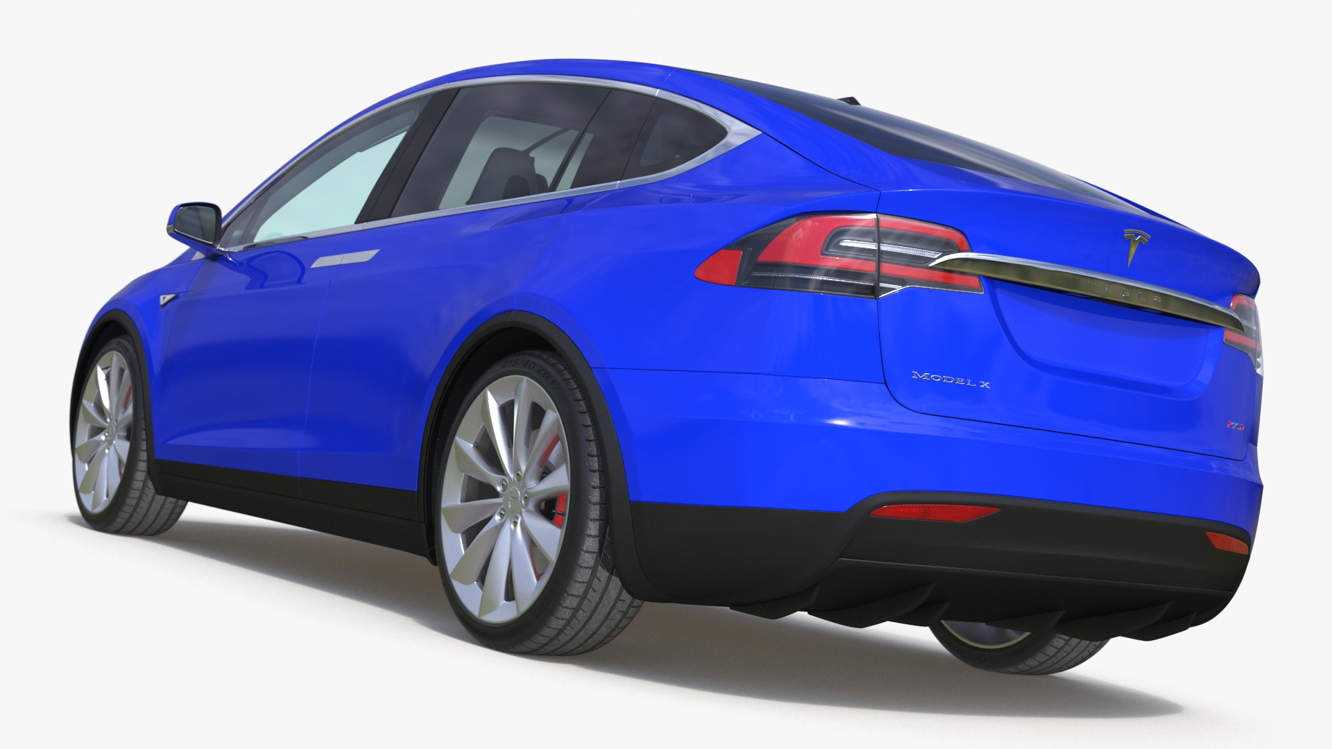 3D Tesla Model X Electric SUV