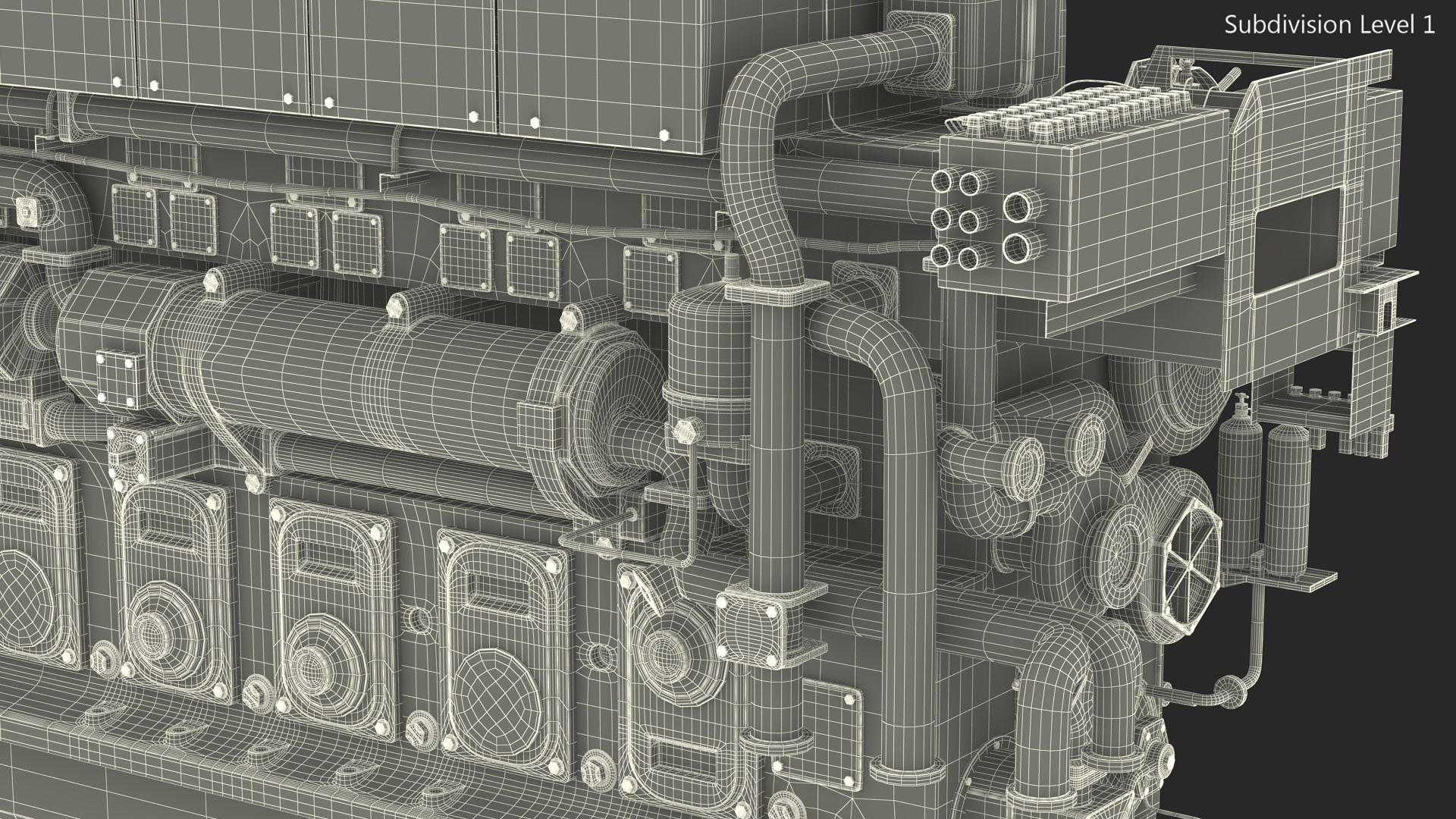 3D Marine Propulsion Engine Yanmar 6EY26W model