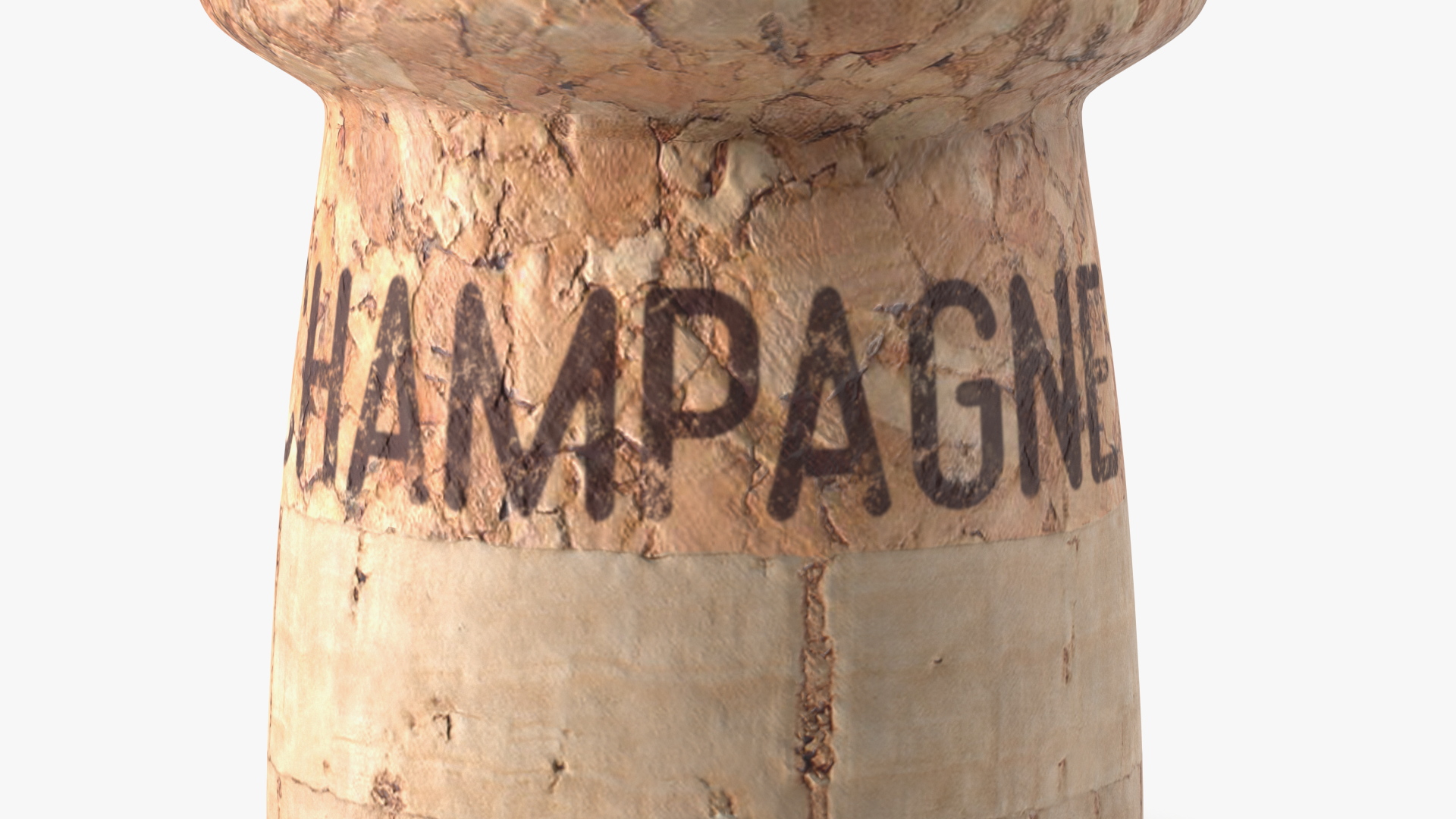 Champagne Cork 3D model