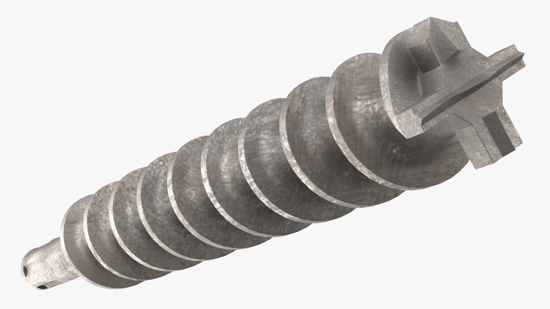 Old Concrete Auger Bit 3D