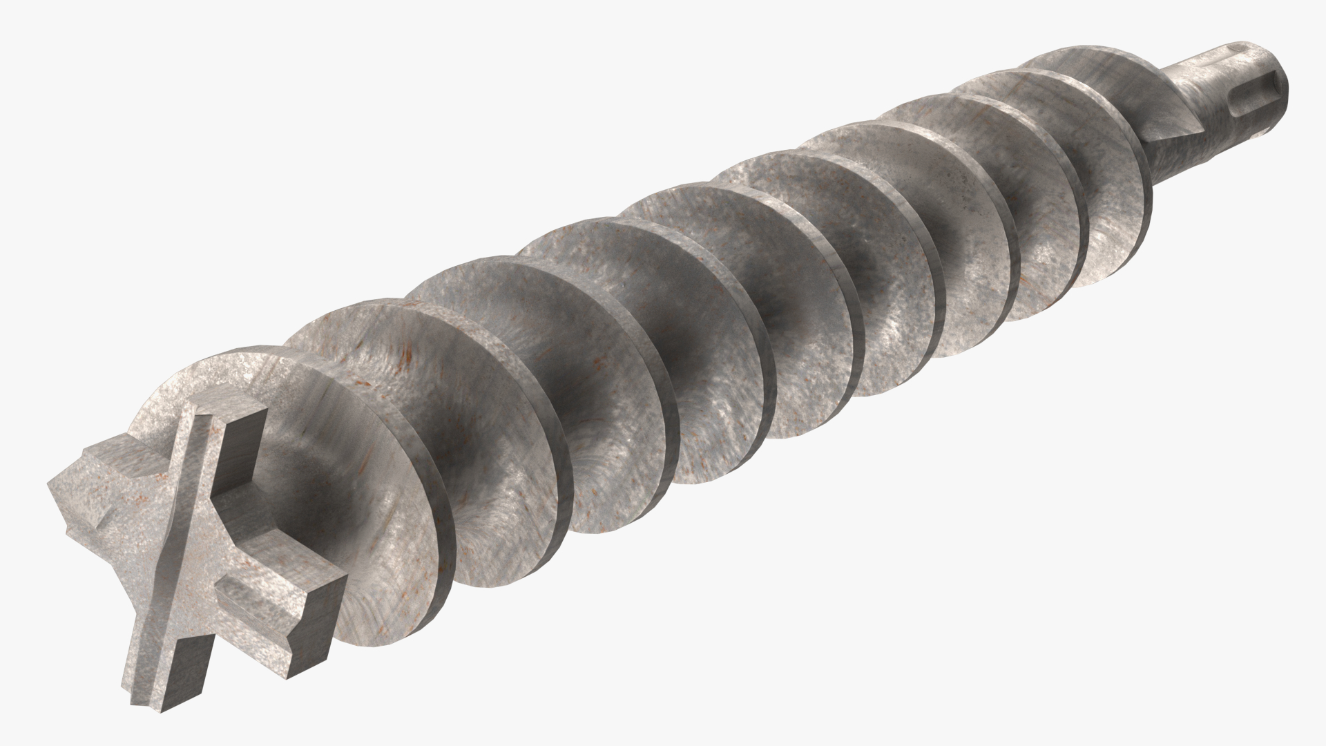 Old Concrete Auger Bit 3D