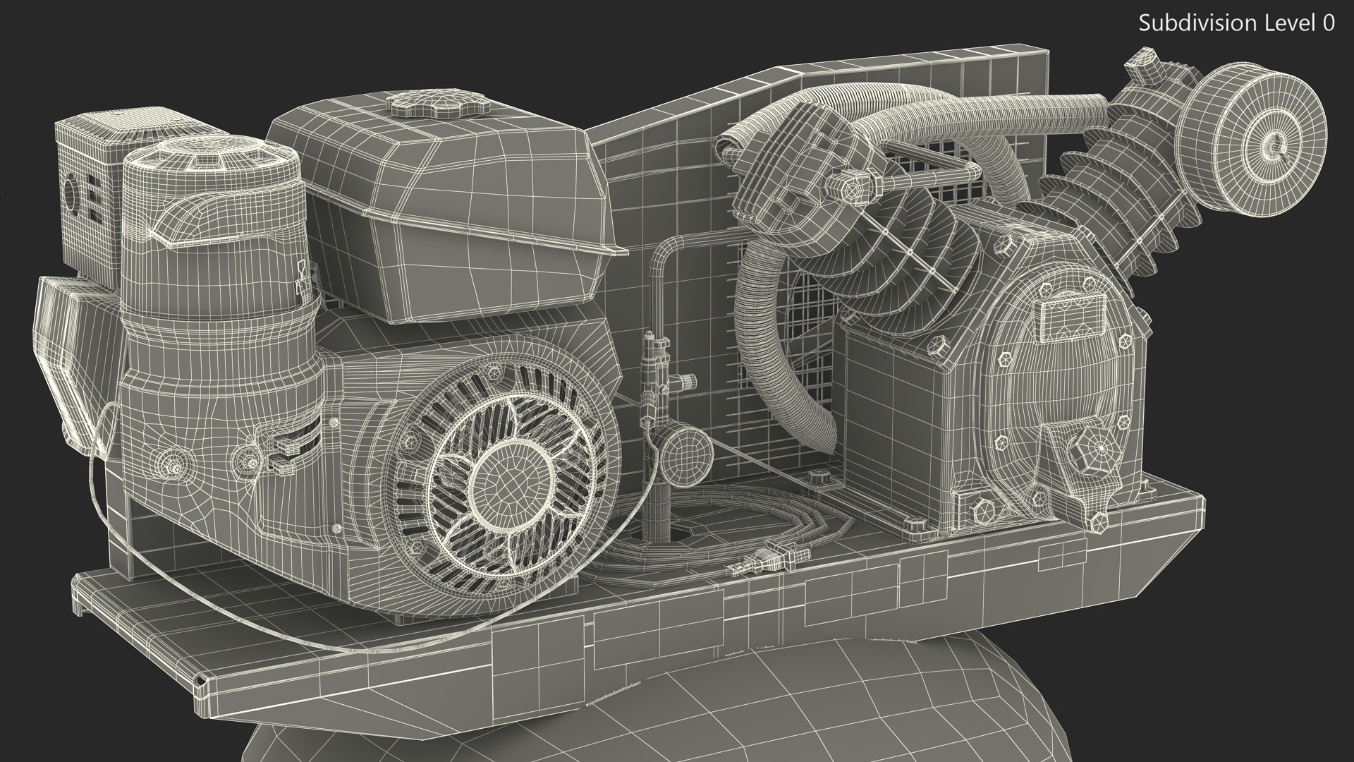 3D Vertical Piston Air Compressor by ABAC model