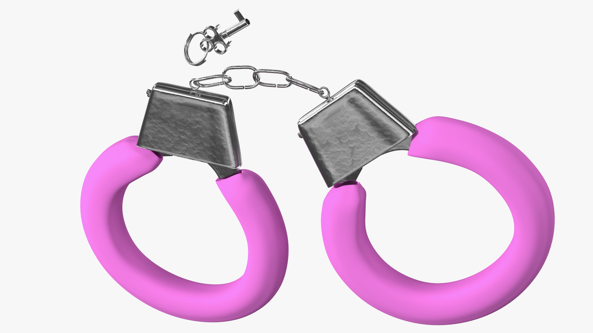 Pink Handcuffs 3D model