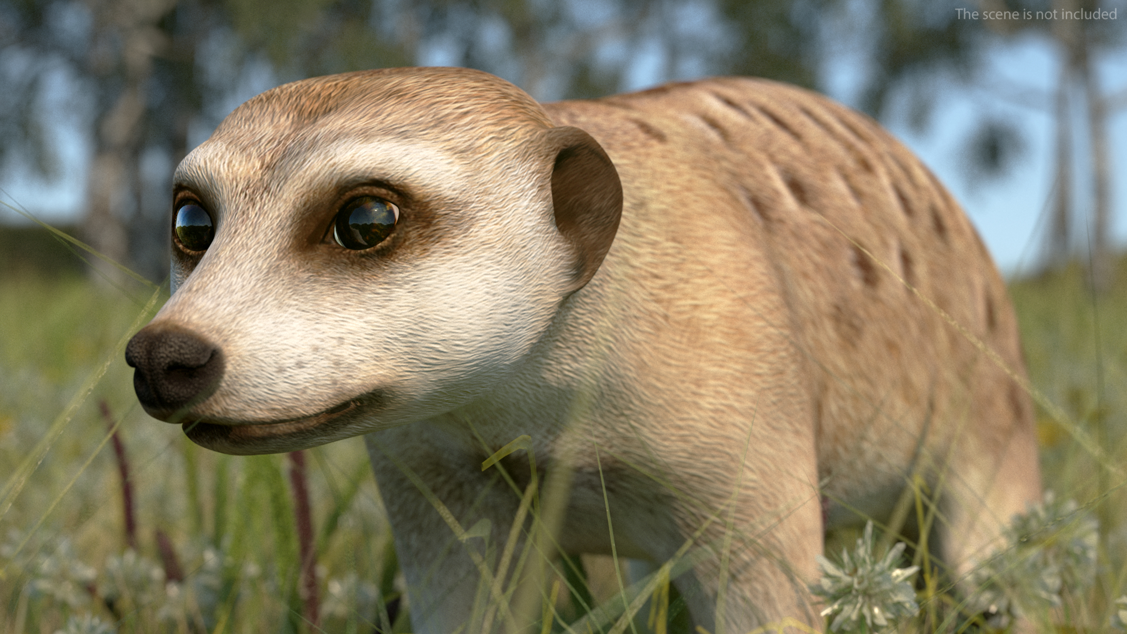 Meerkat Rigged 3D model