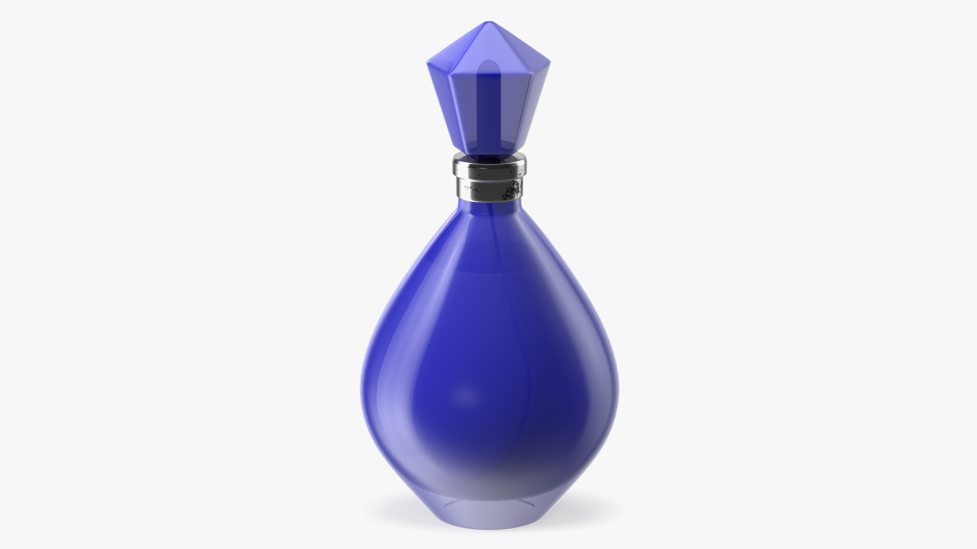 3D Modern Perfume Bottle Blue