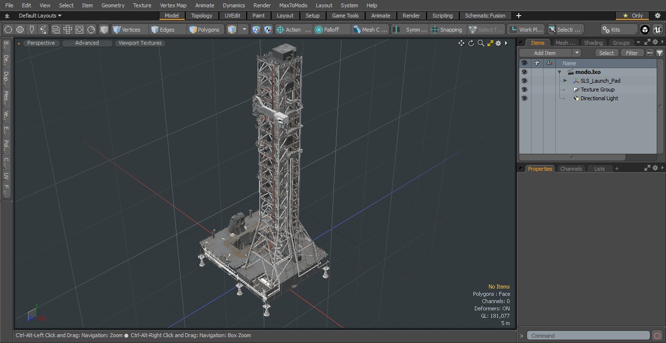 SLS Launch Pad 3D model