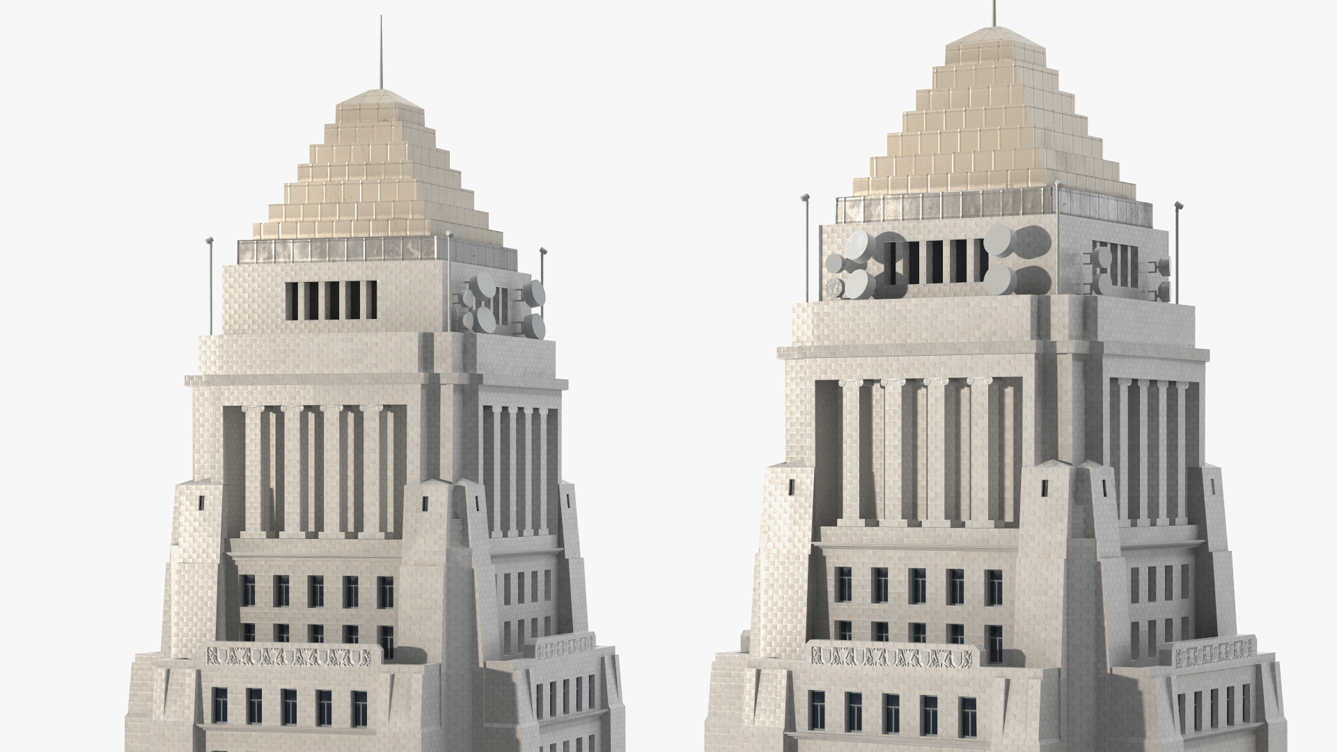 3D Los Angeles City Hall