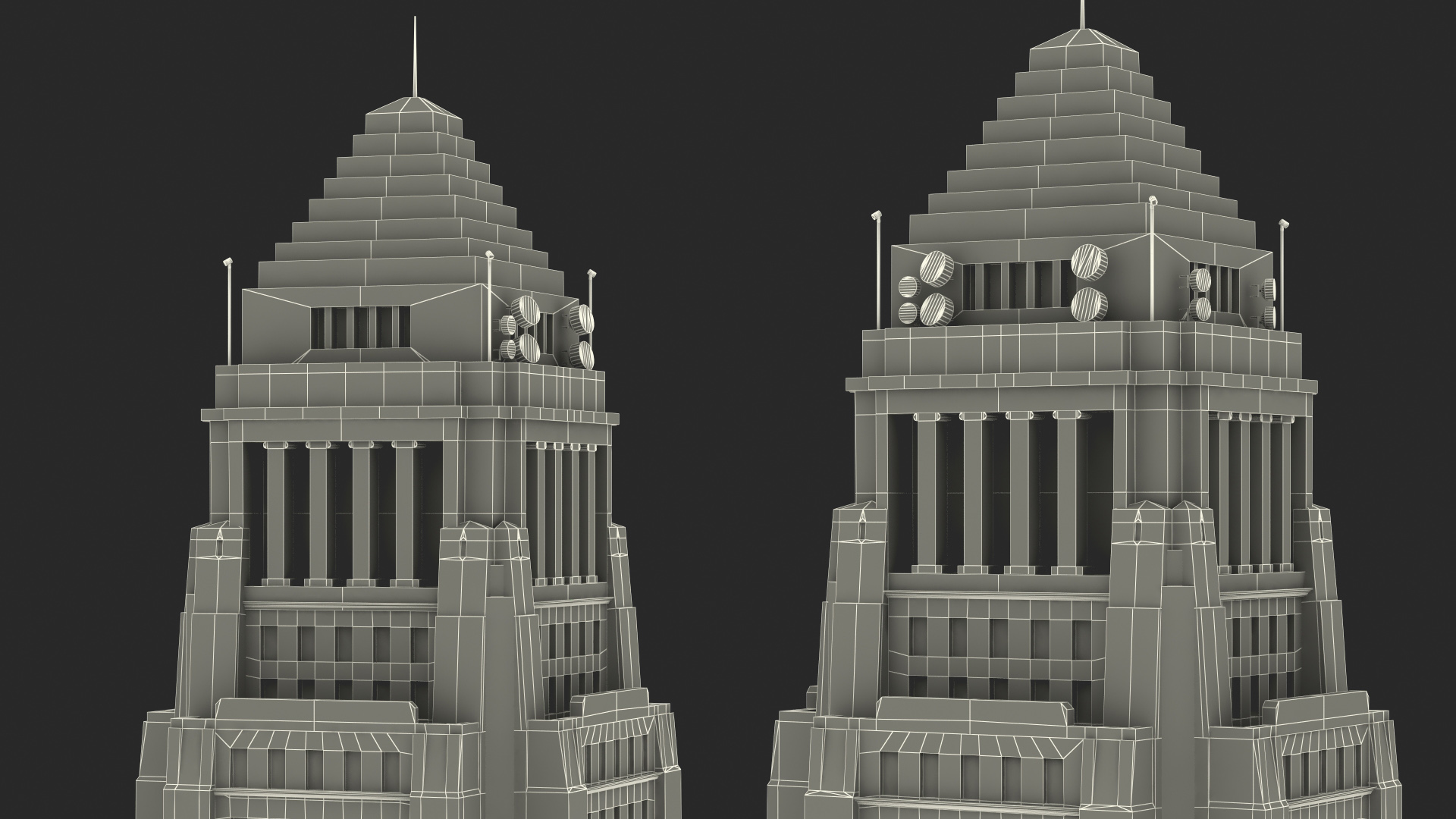 3D Los Angeles City Hall