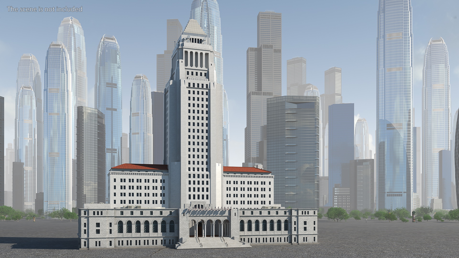 3D Los Angeles City Hall