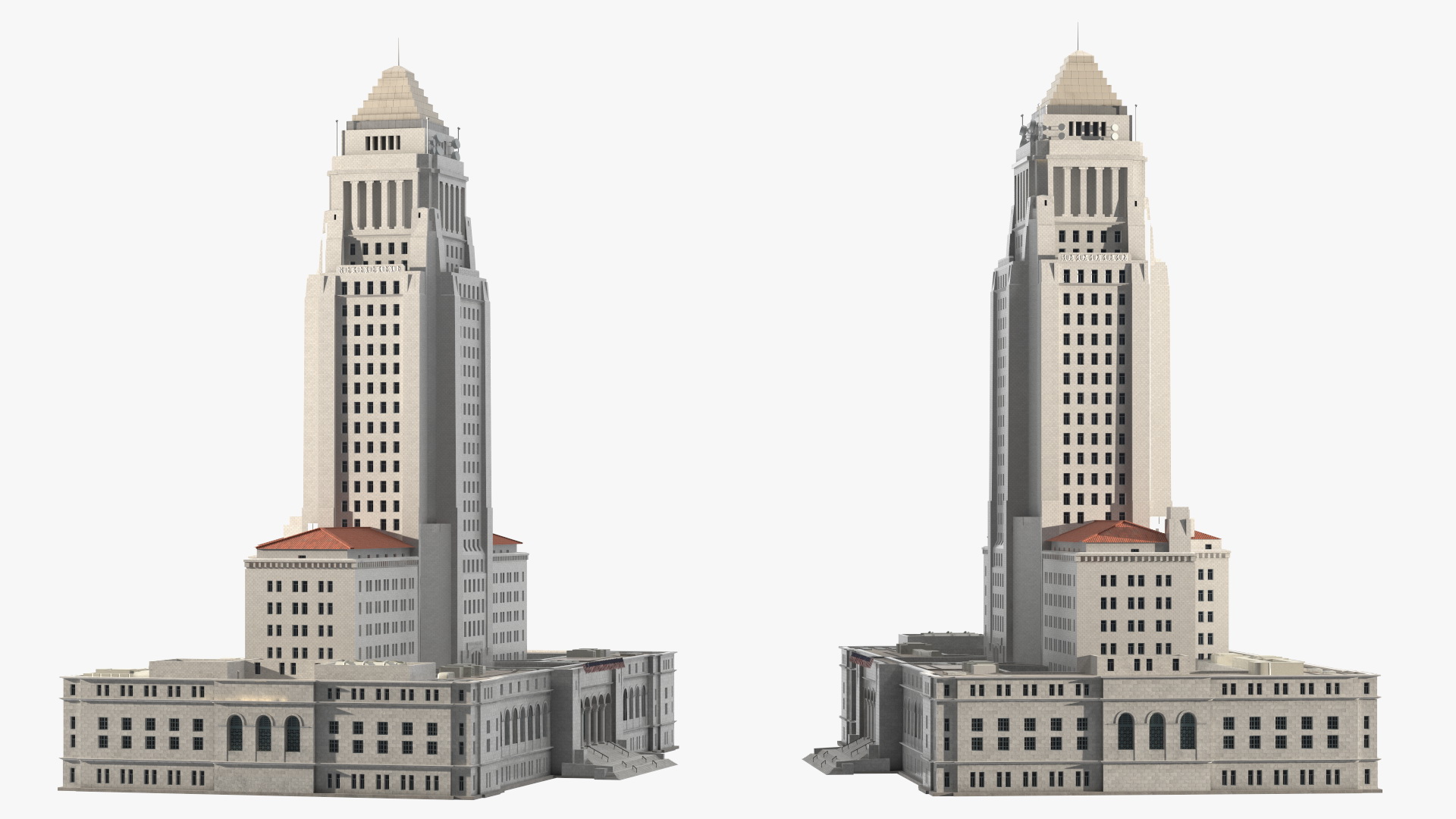 3D Los Angeles City Hall