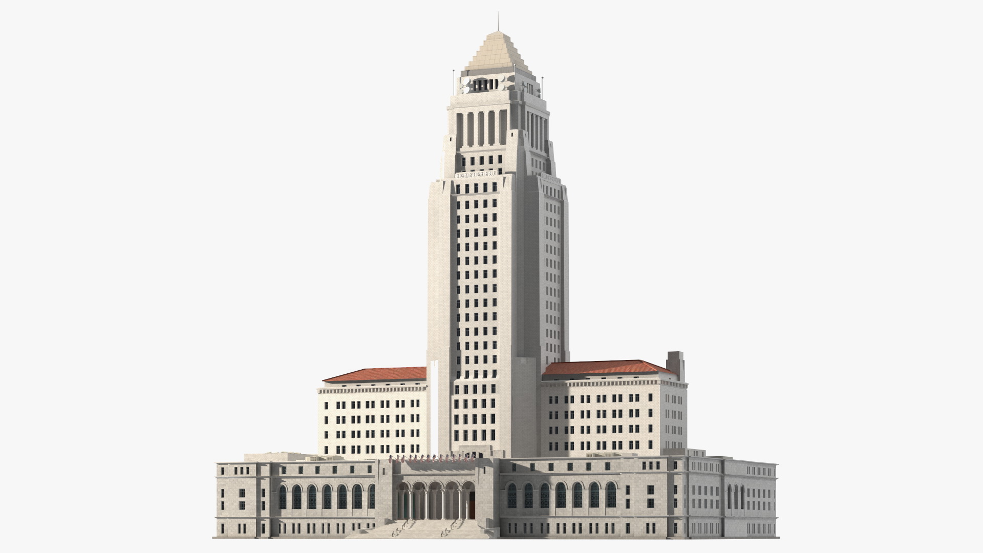 3D Los Angeles City Hall