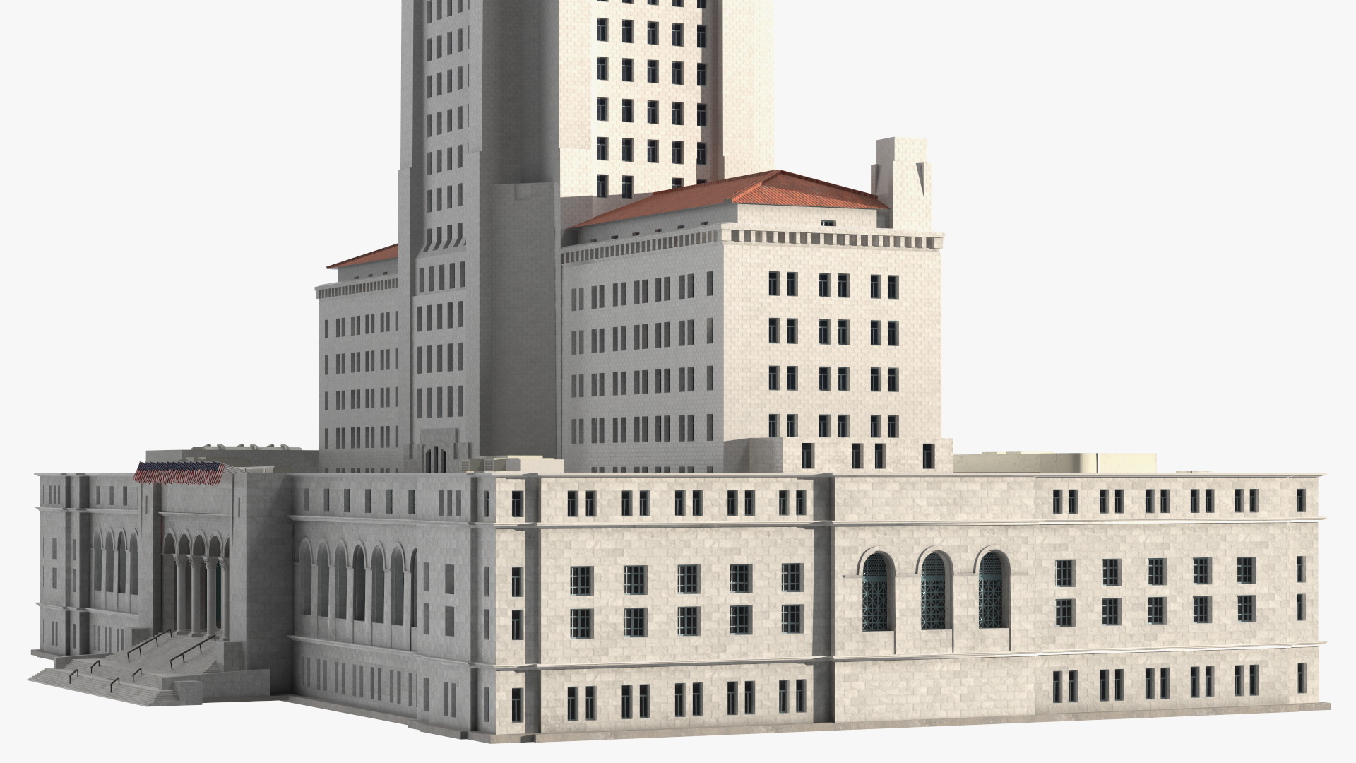 3D Los Angeles City Hall