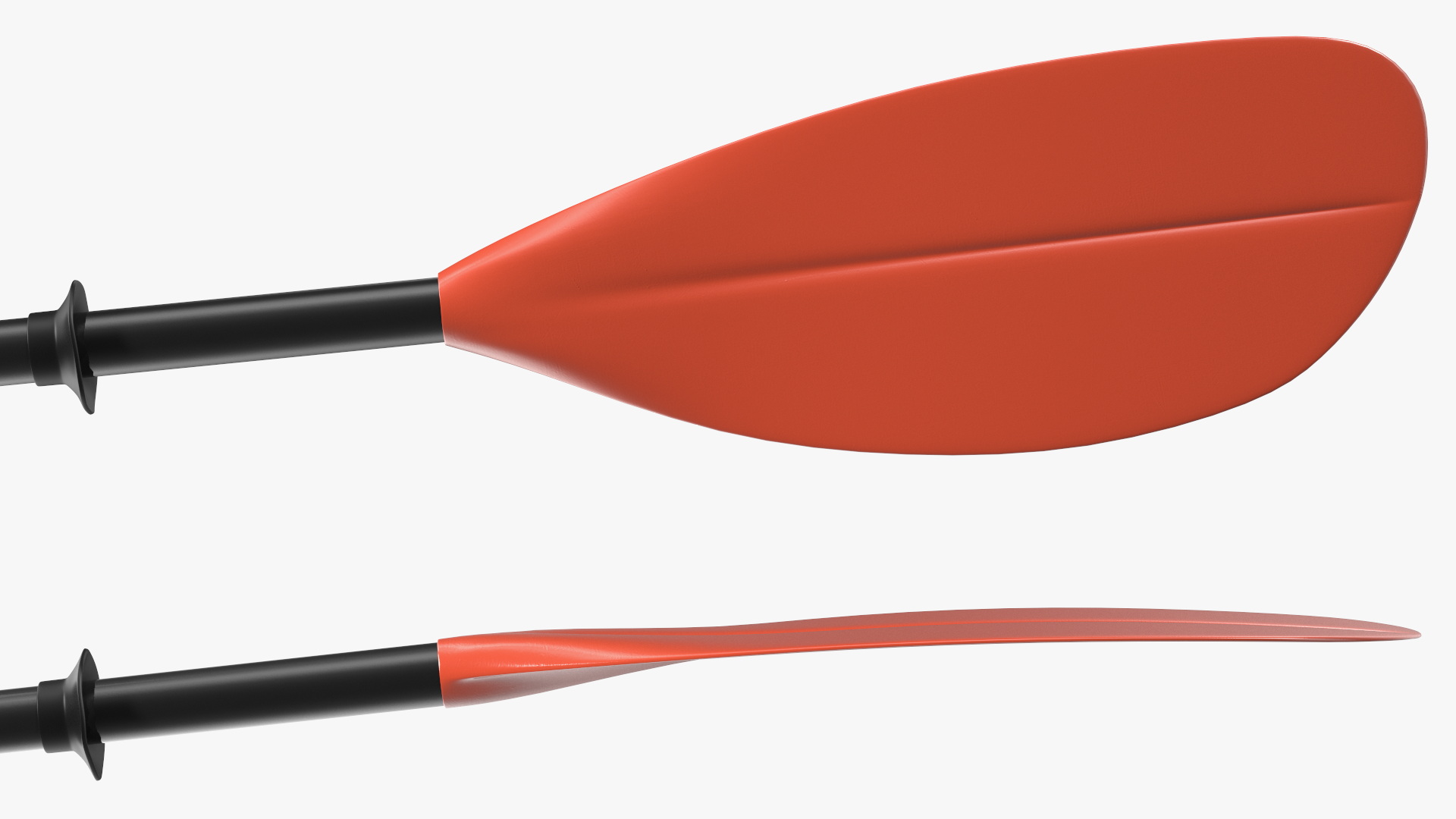 Aluminium Kayak Paddle 3D