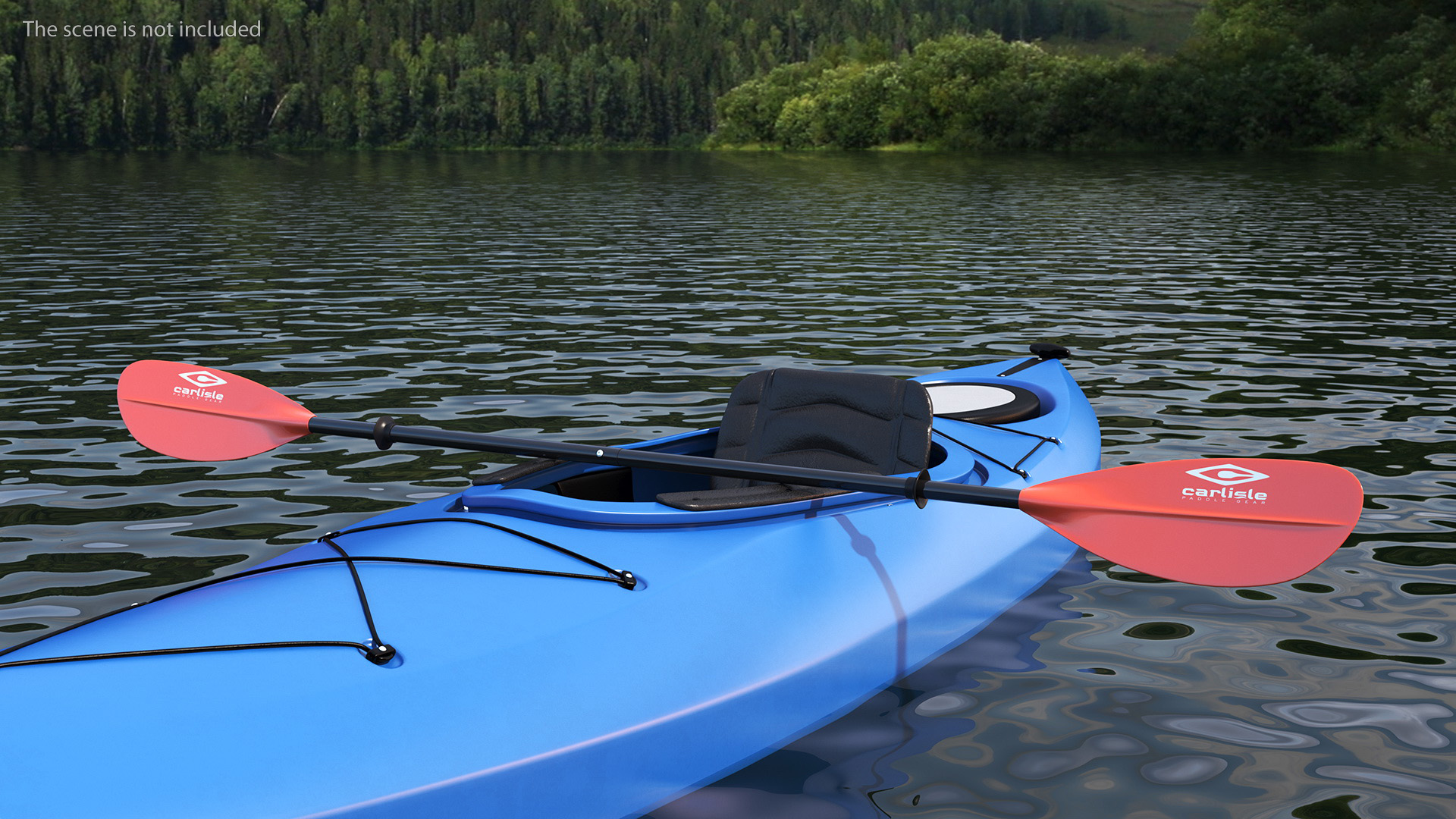 Aluminium Kayak Paddle 3D