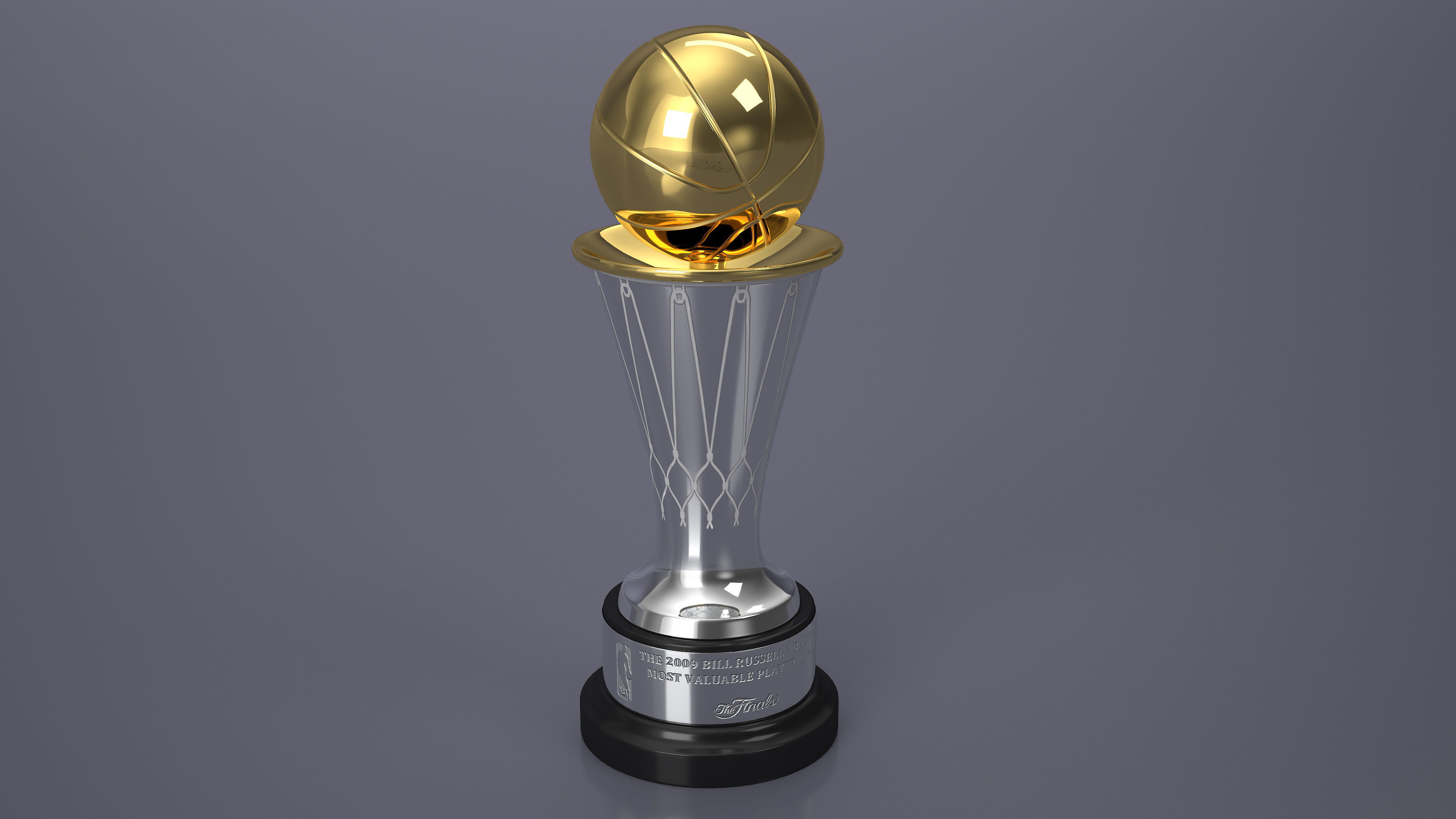 3D NBA Finals MVP trophy