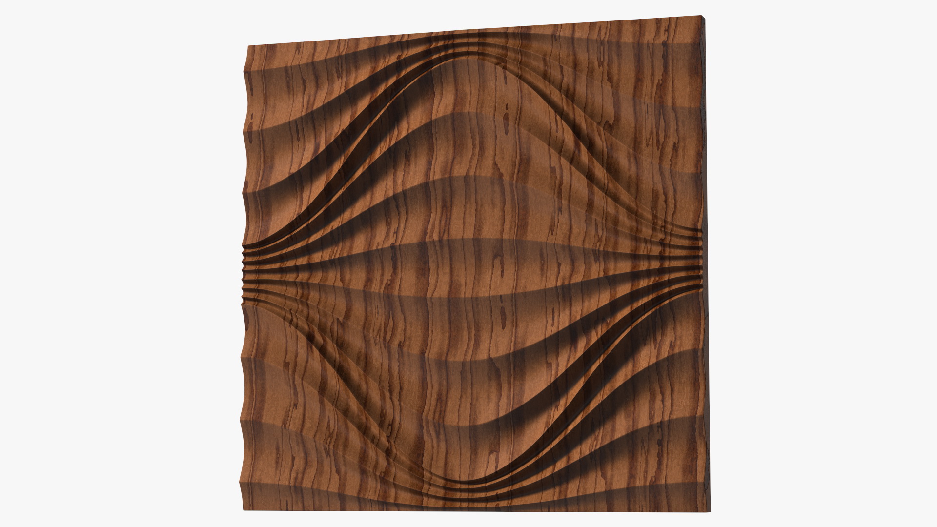 3D Wall Panel Circular Wave Wood 3D