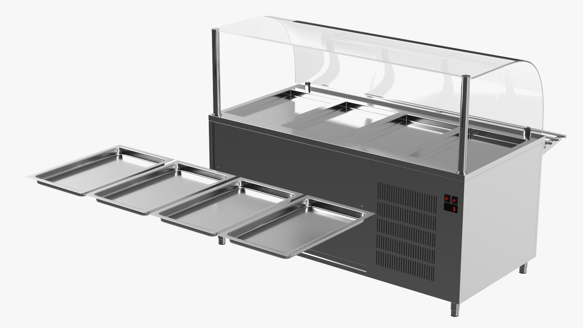 3D Refrigerator Self Service Line Element model