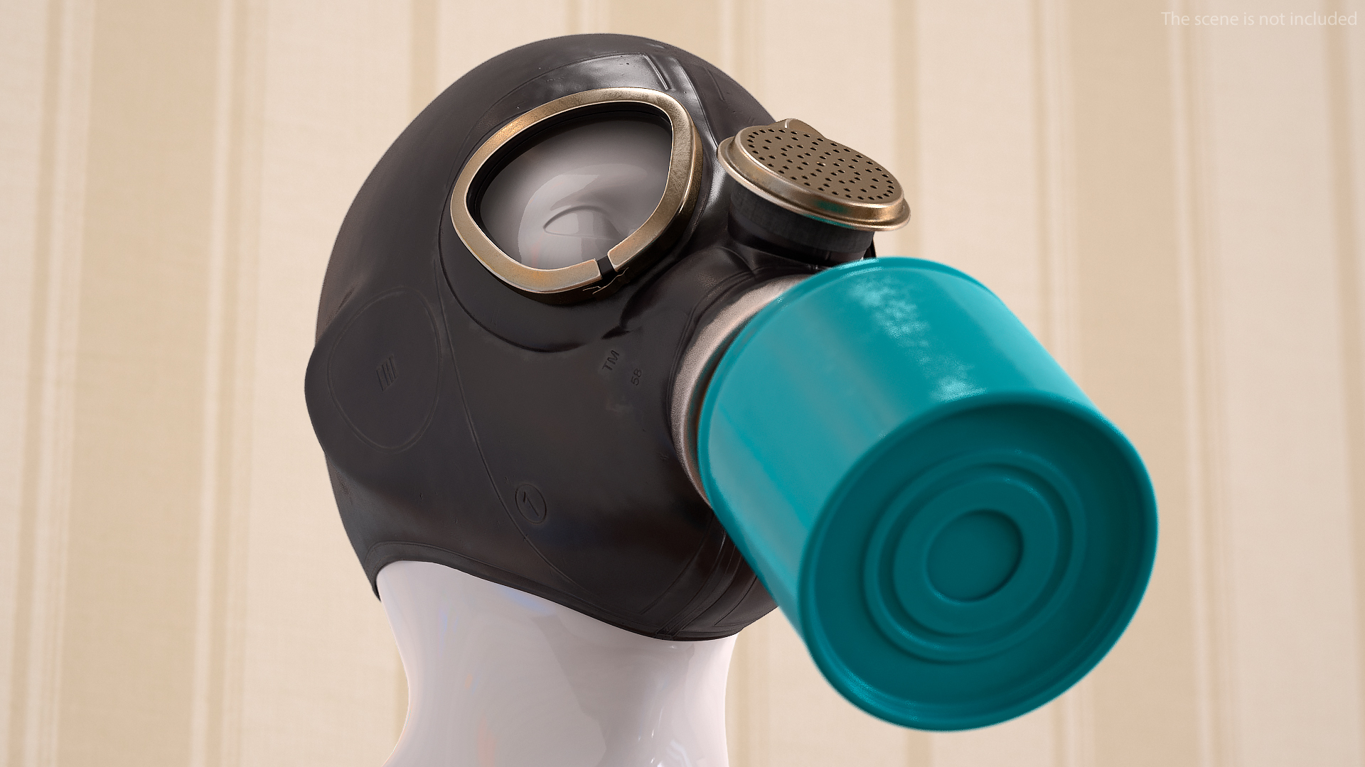 GP5 Lightweight Gas Mask 3D model