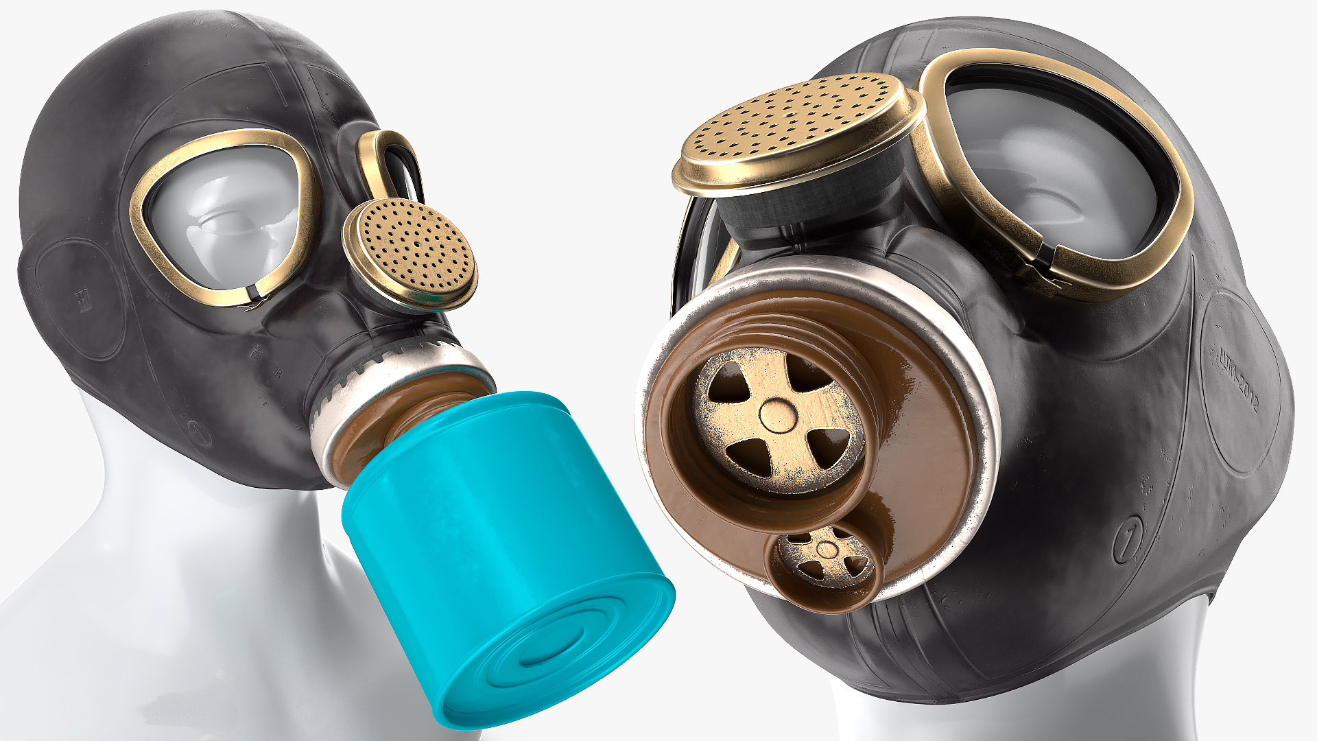 GP5 Lightweight Gas Mask 3D model