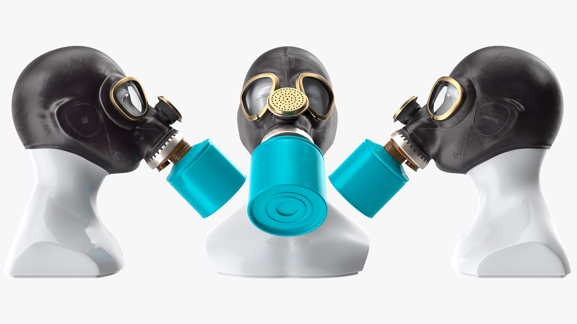 GP5 Lightweight Gas Mask 3D model