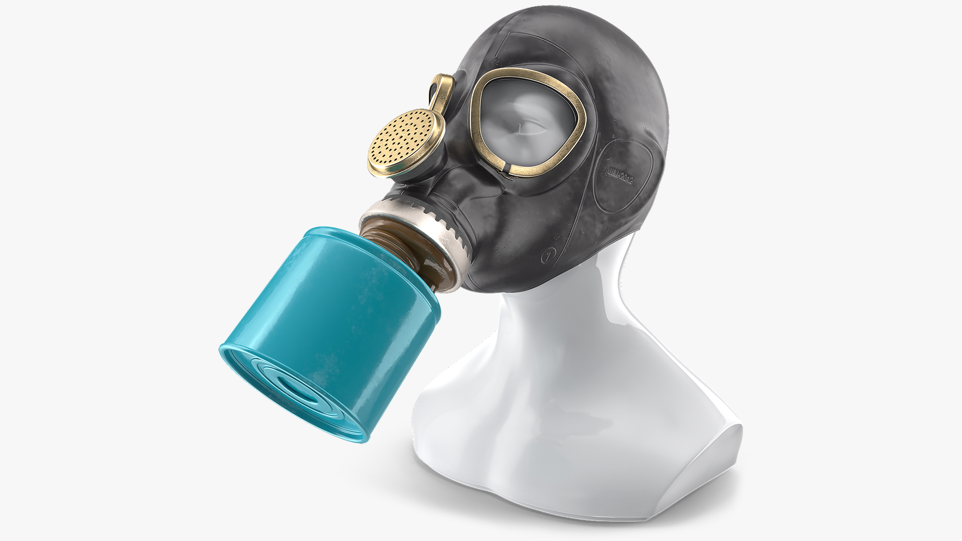 GP5 Lightweight Gas Mask 3D model