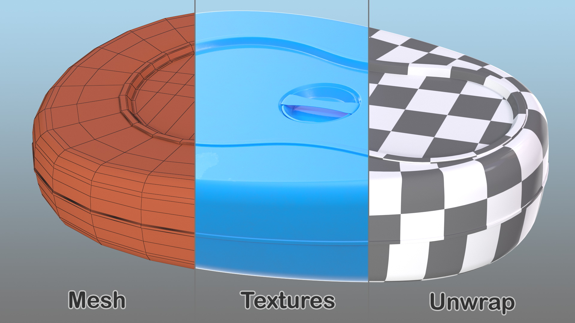 3D Bad Pan Plastic with Cover