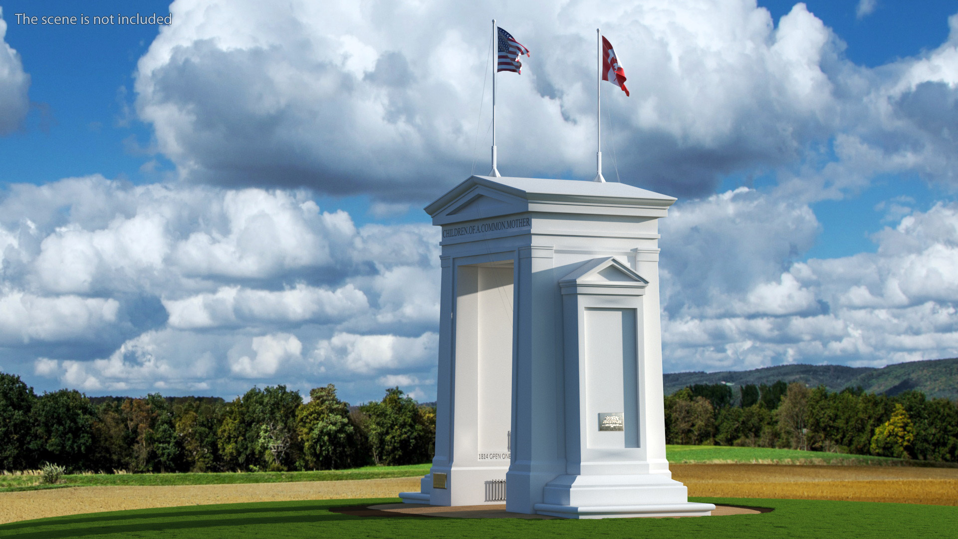 3D model Peace Arch