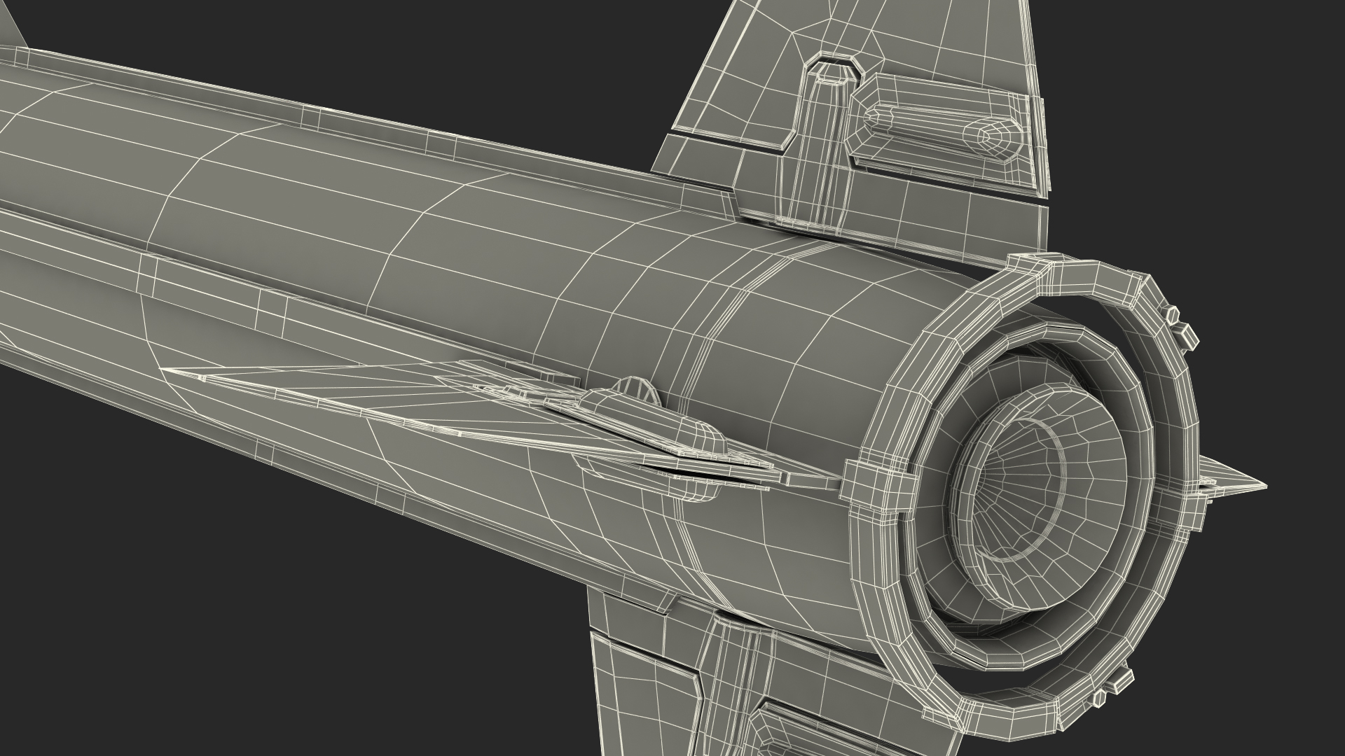 3D Steering Control Section SM6 Missile